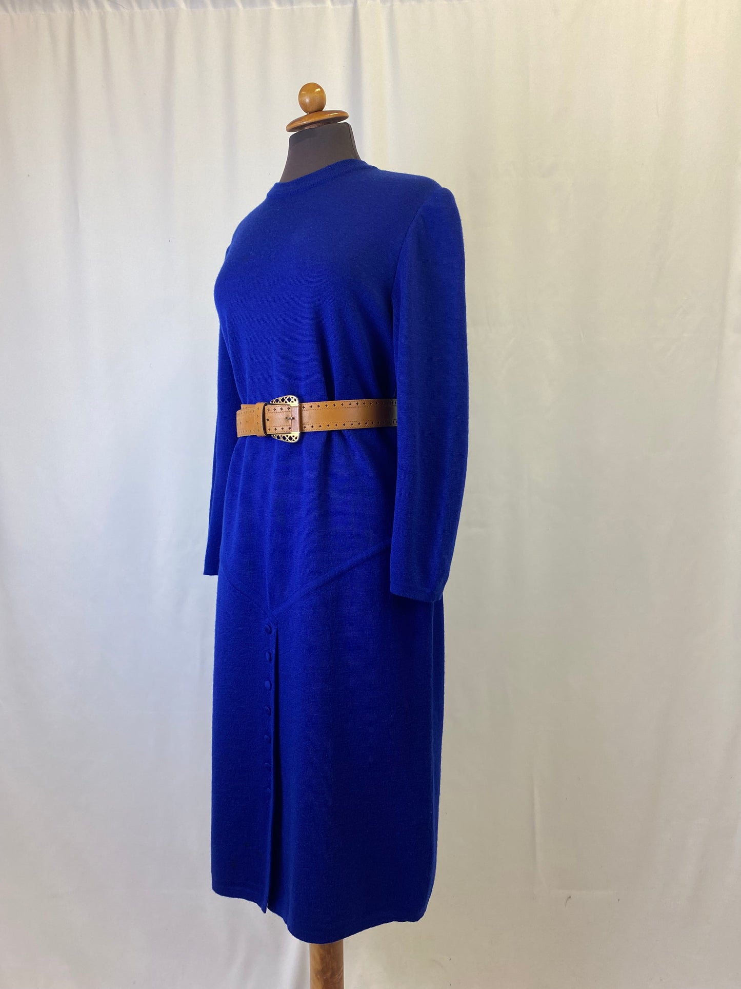 Abito in maglia di lana blu - TG. 46/48/50