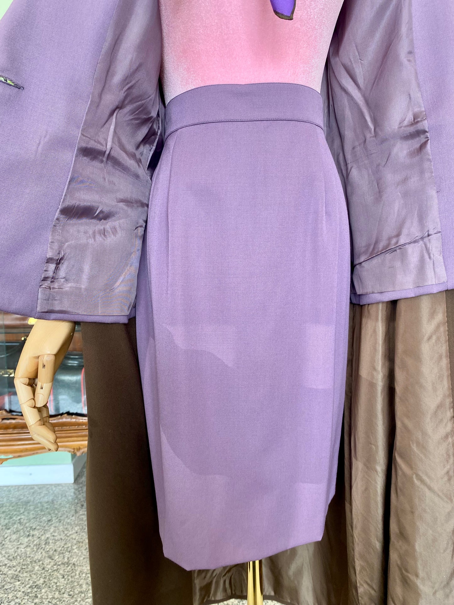 Tailleur anni ‘90 color malva - TG. 40/42