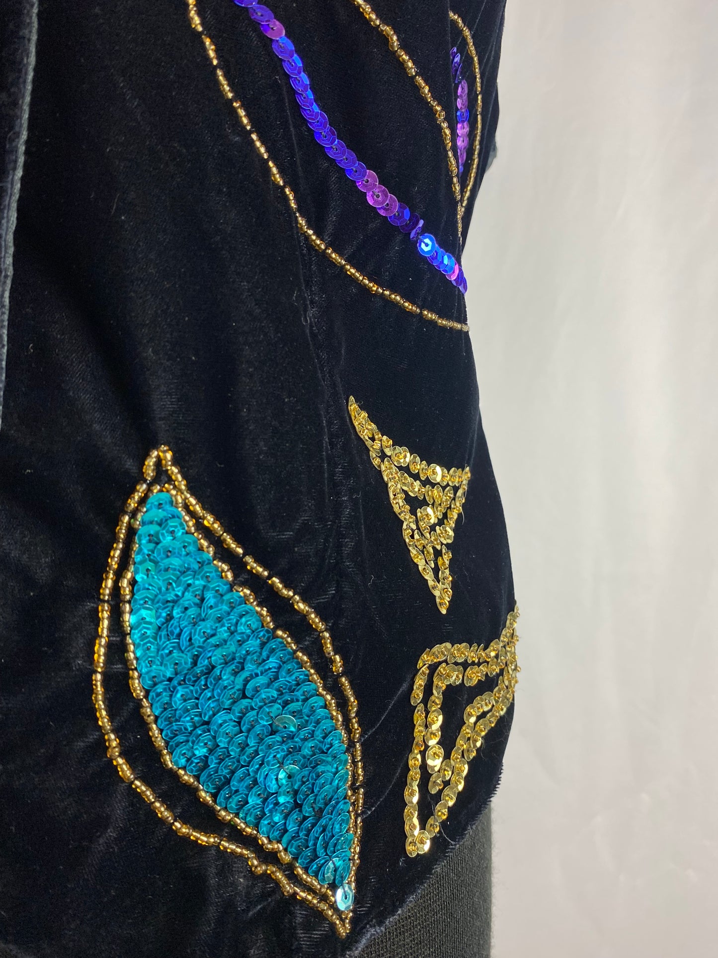Gilet anni ‘80 paillettes - TG. 40/42