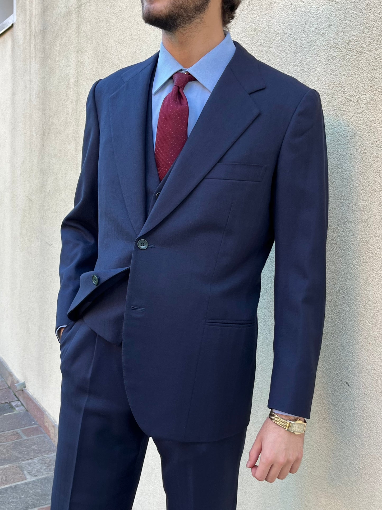 Completo sartoriale tre pezzi anni '60 tg. 48-50
