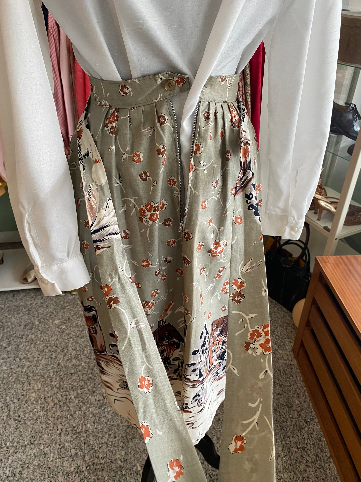 Gonna in cotone con stampa - 36