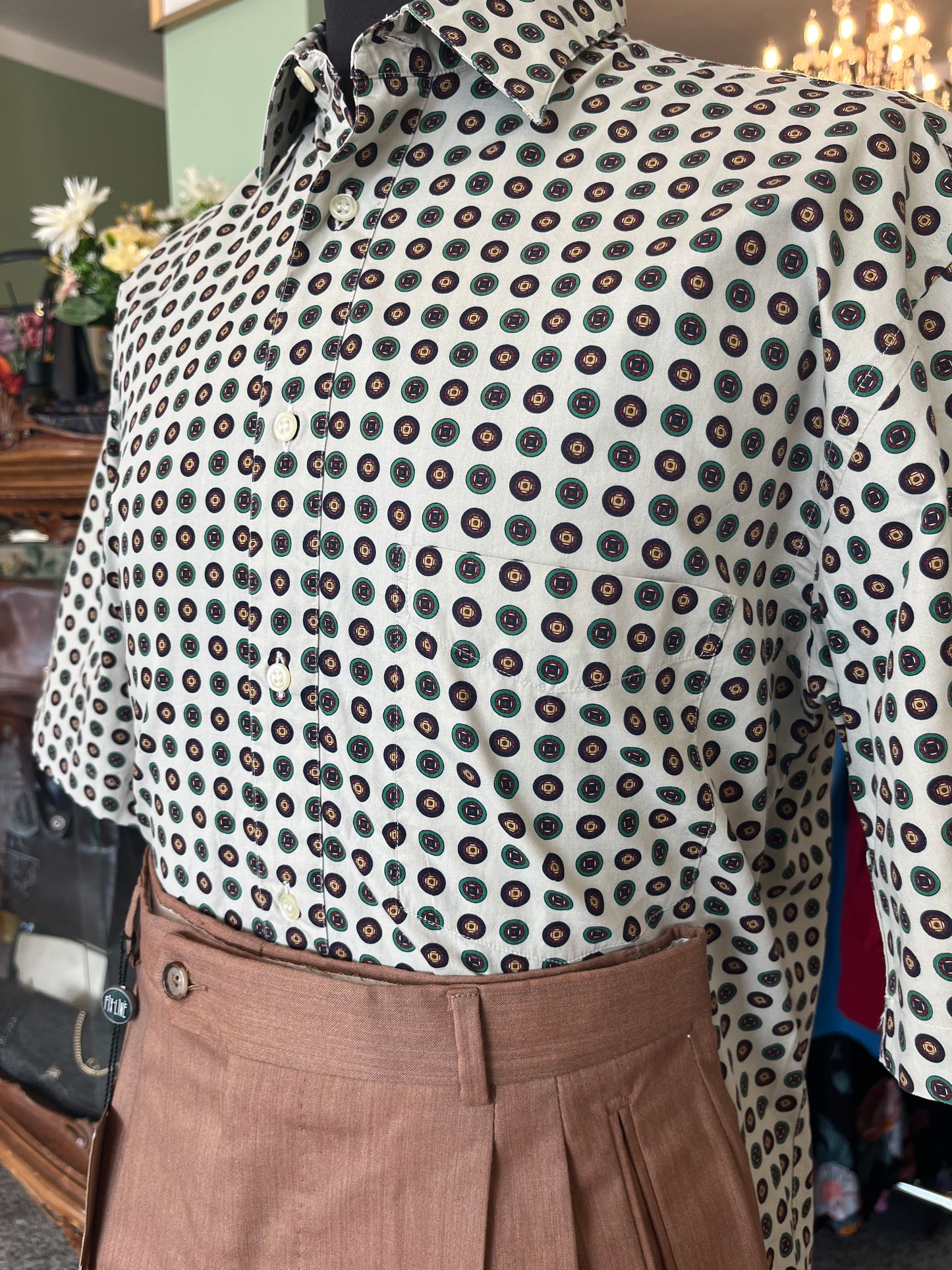 Camicia a maniche corte cotone XS-S