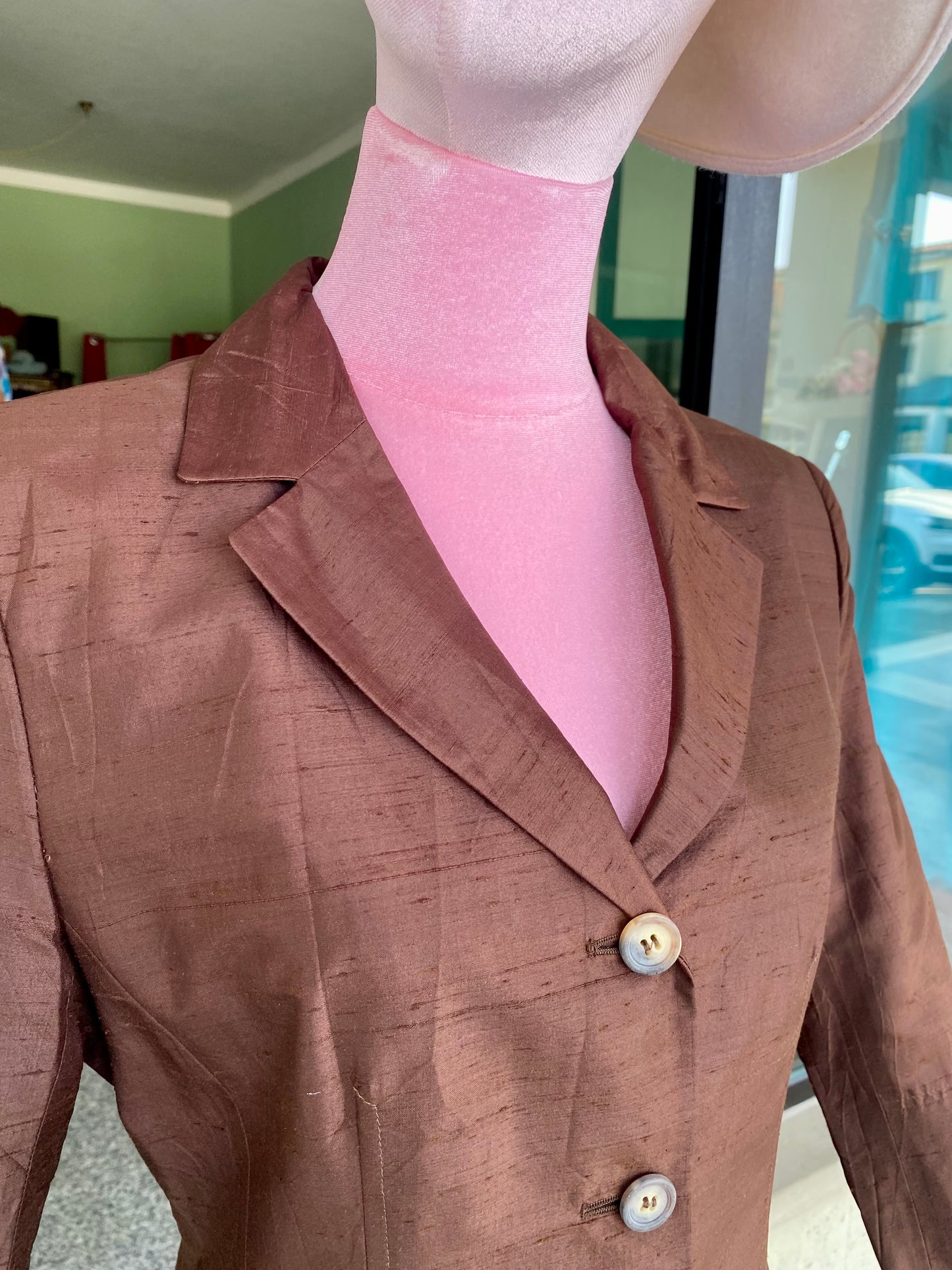 Soprabito in shantung di seta - TG. 42