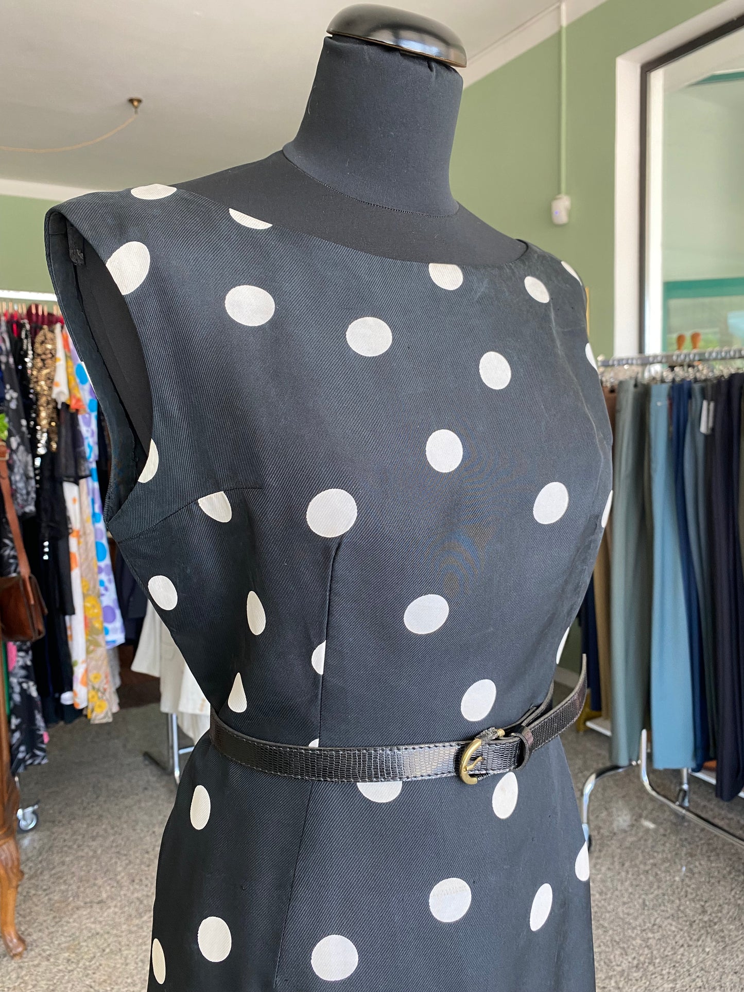 Abito a pois sartoriale anni ‘60 - TG. 44 circa