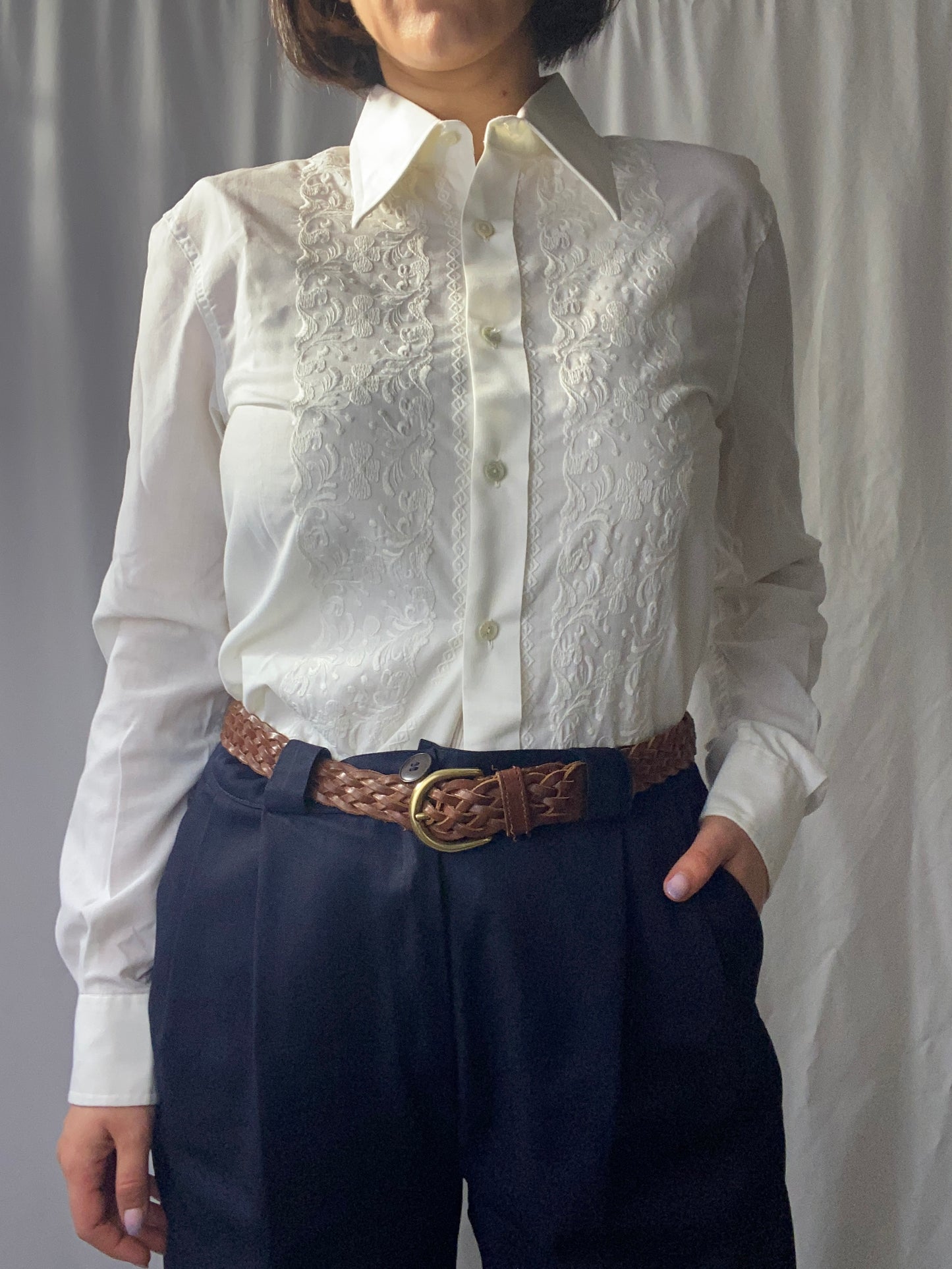 Camicia anni ‘70 in cotone - TG. 38/40