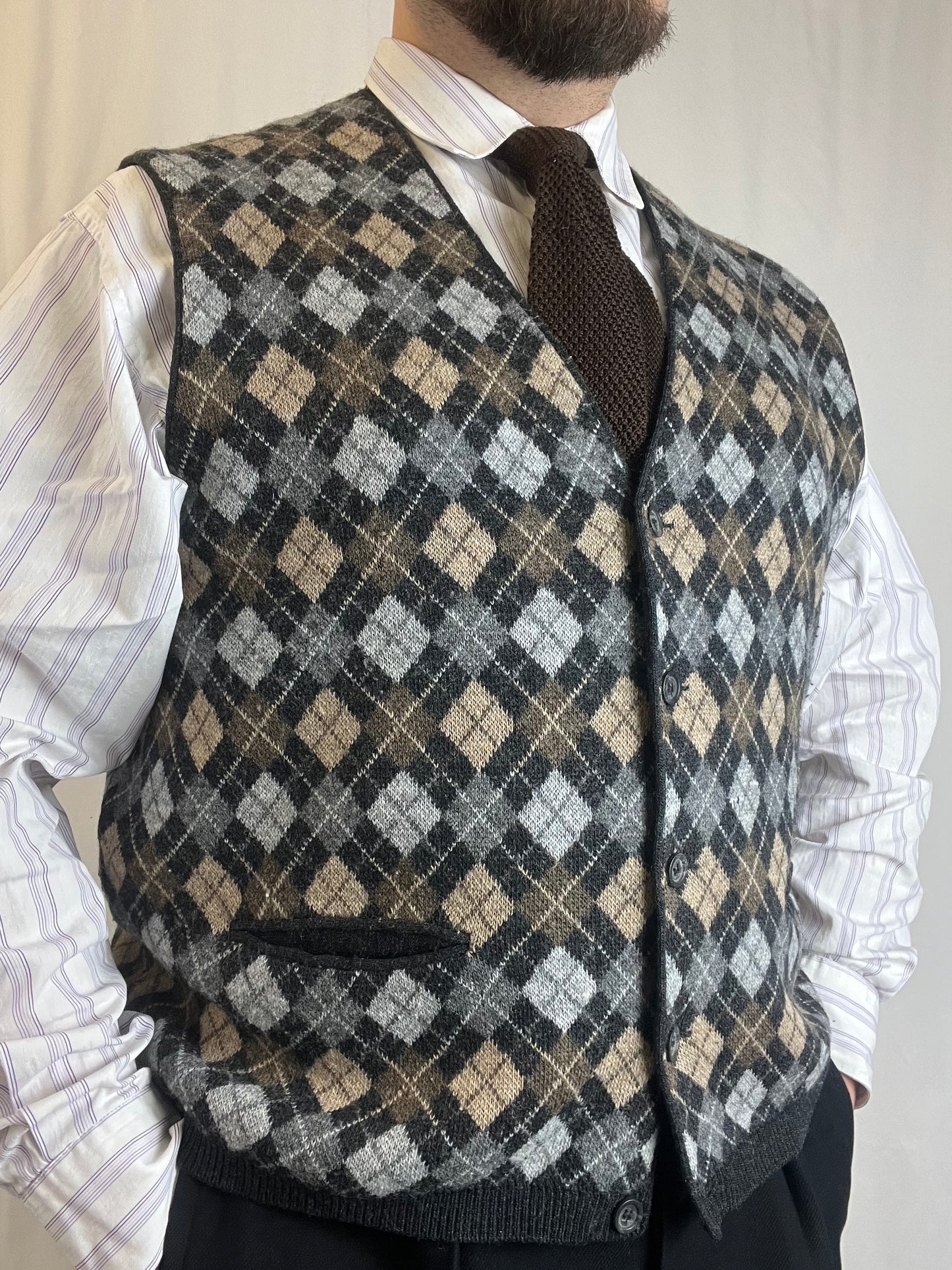 Gilet in maglia anni ‘90 tg. M-L