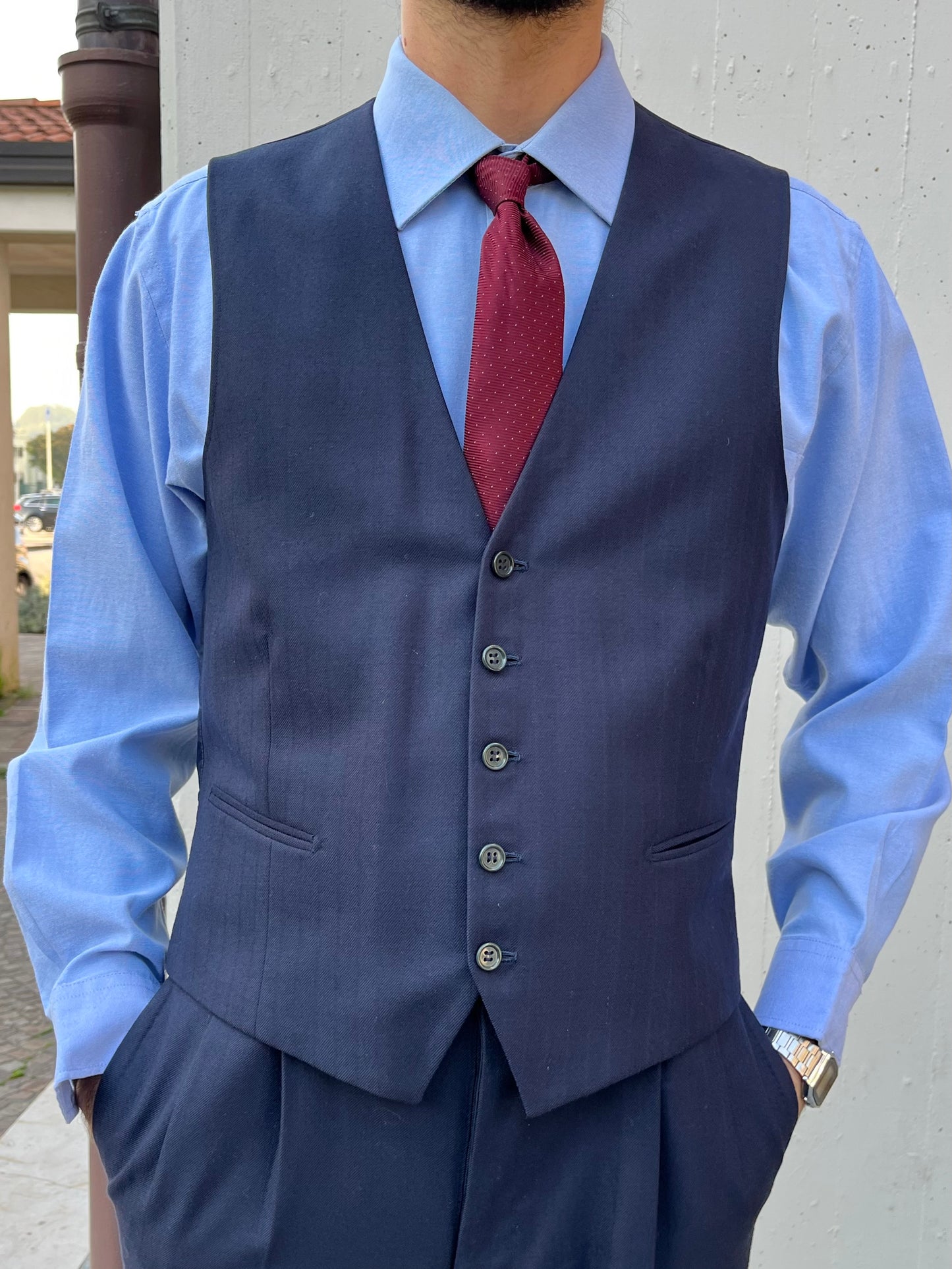 Completo sartoriale tre pezzi anni '60 tg. 48-50
