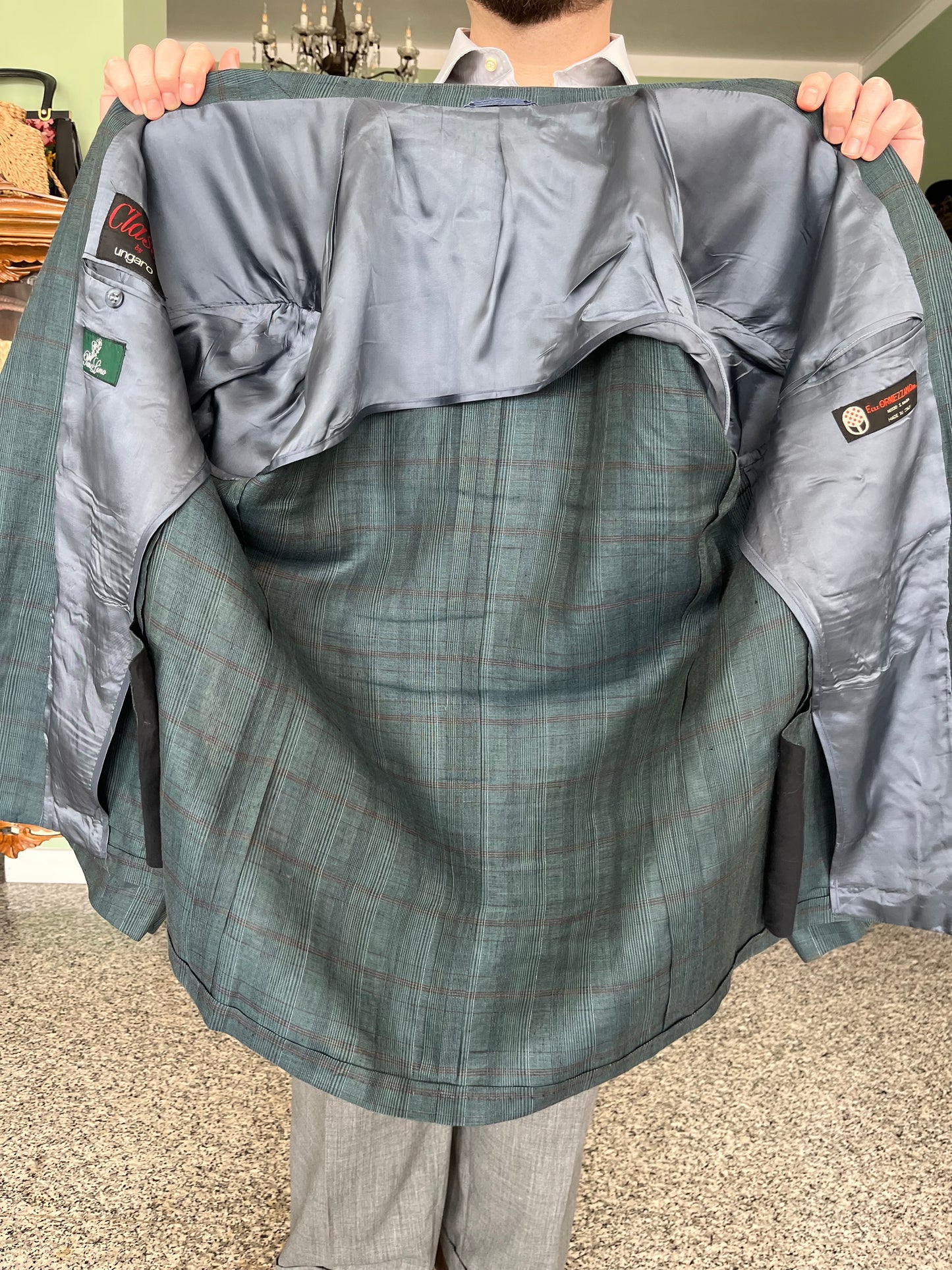 Giacca Ungaro anni ‘80 in lino tg. 54-56