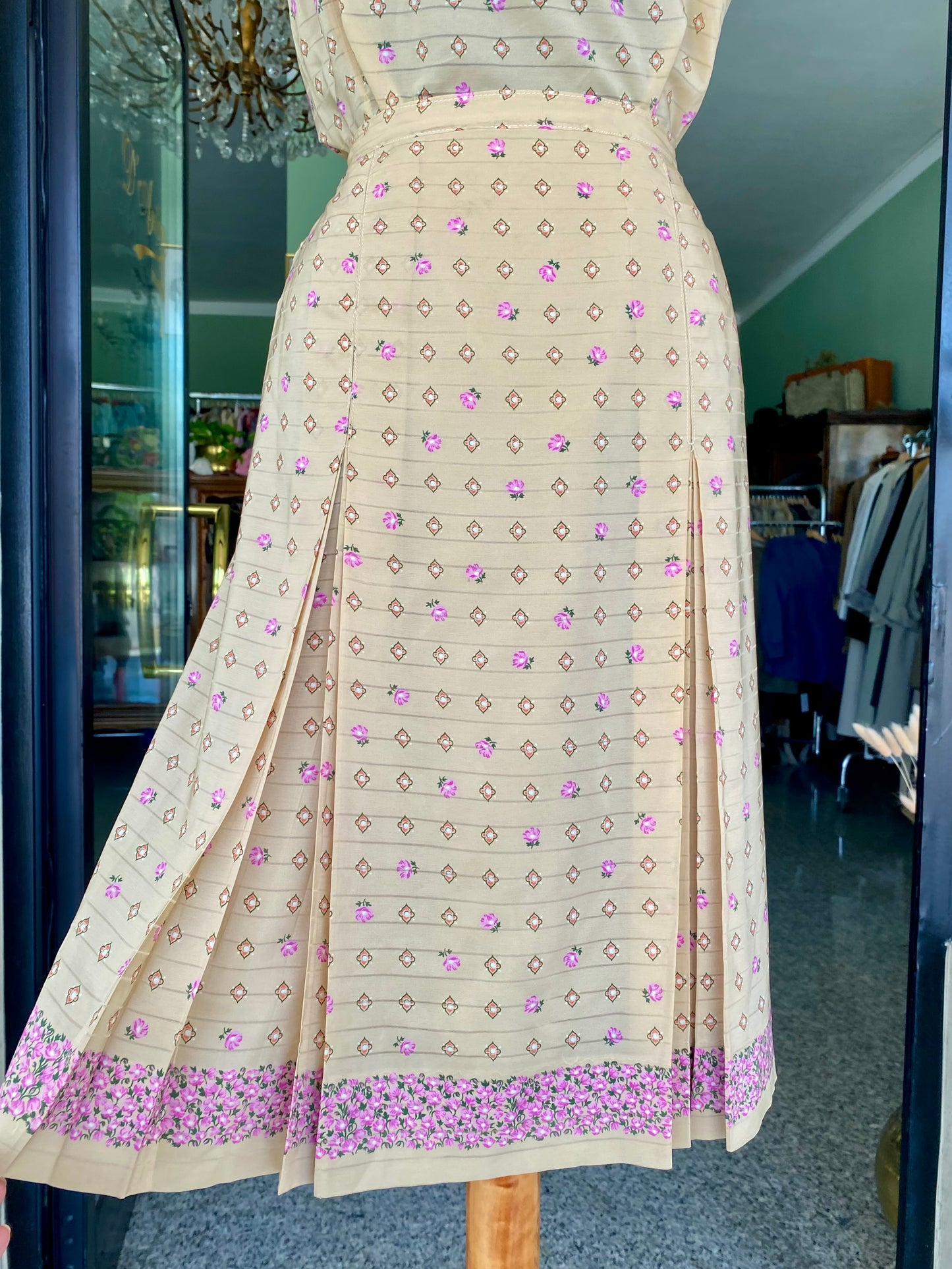 Completo sartoriale 3 pezzi in seta - TG. 44 circa