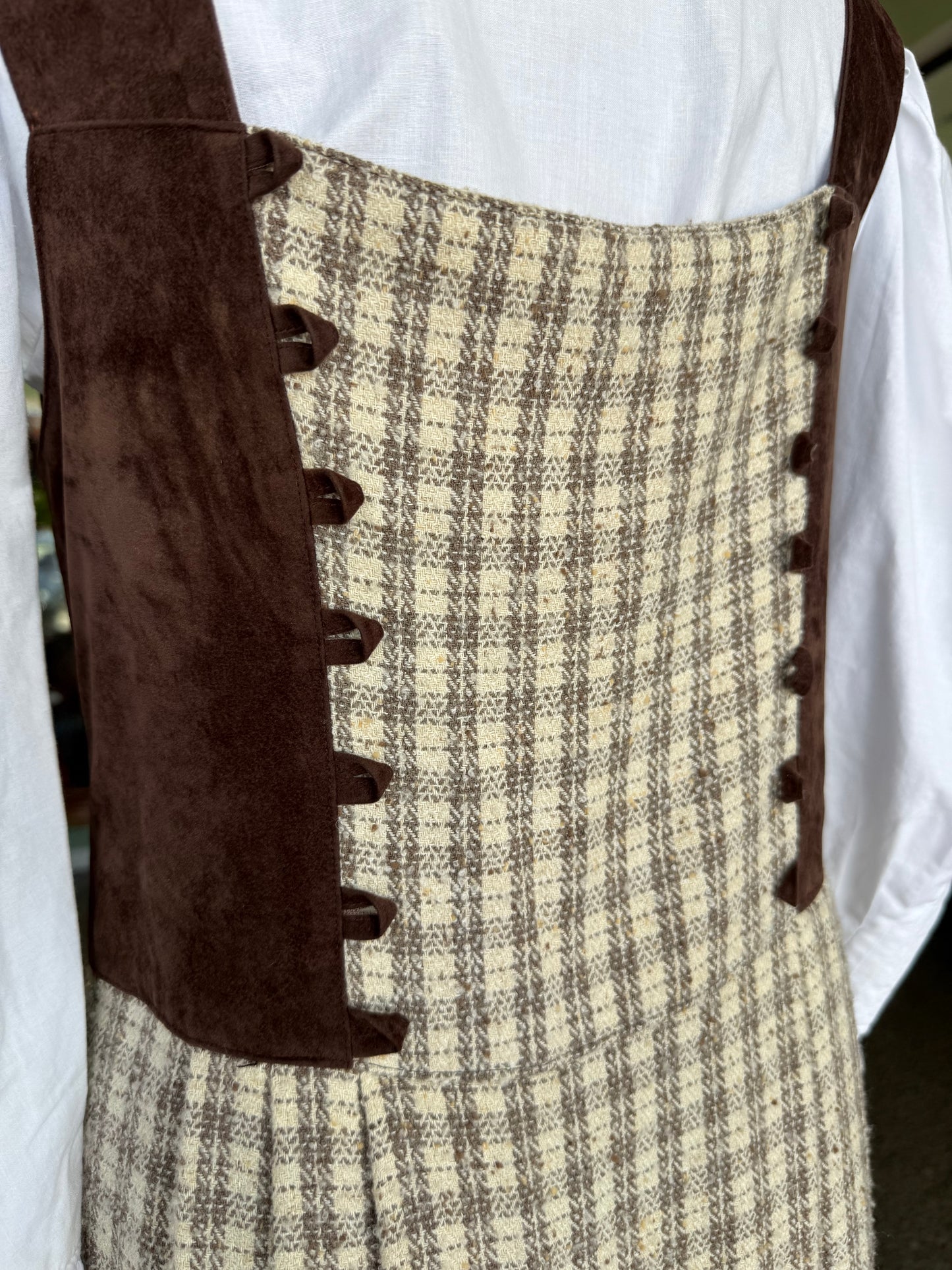 Dirndl in lana e camoscio - TG. 42/44