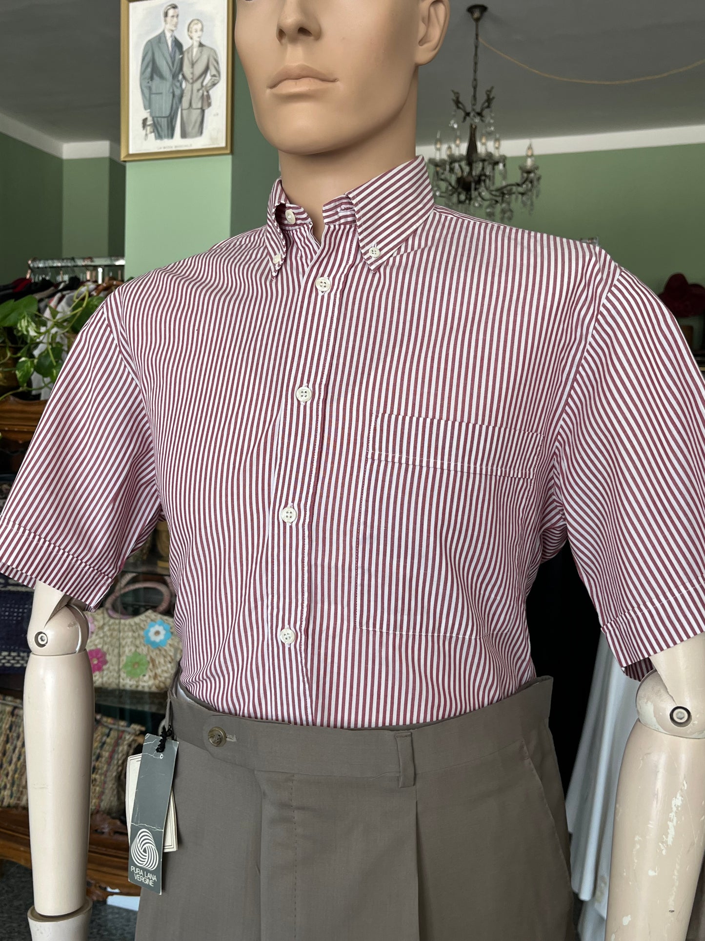 Camicia a maniche corte tg. S-M