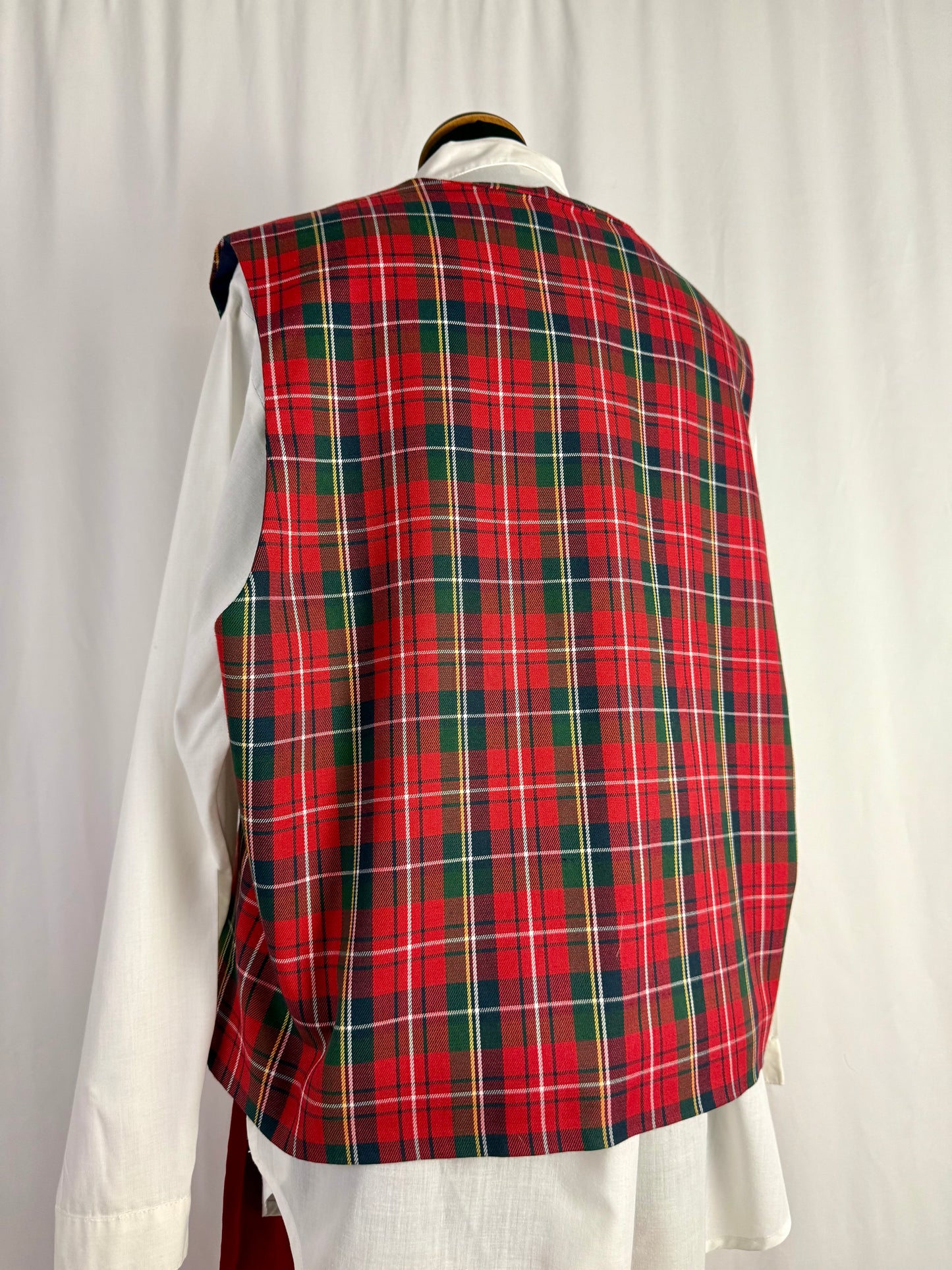Gilet in lana tartan - TG. 48/50