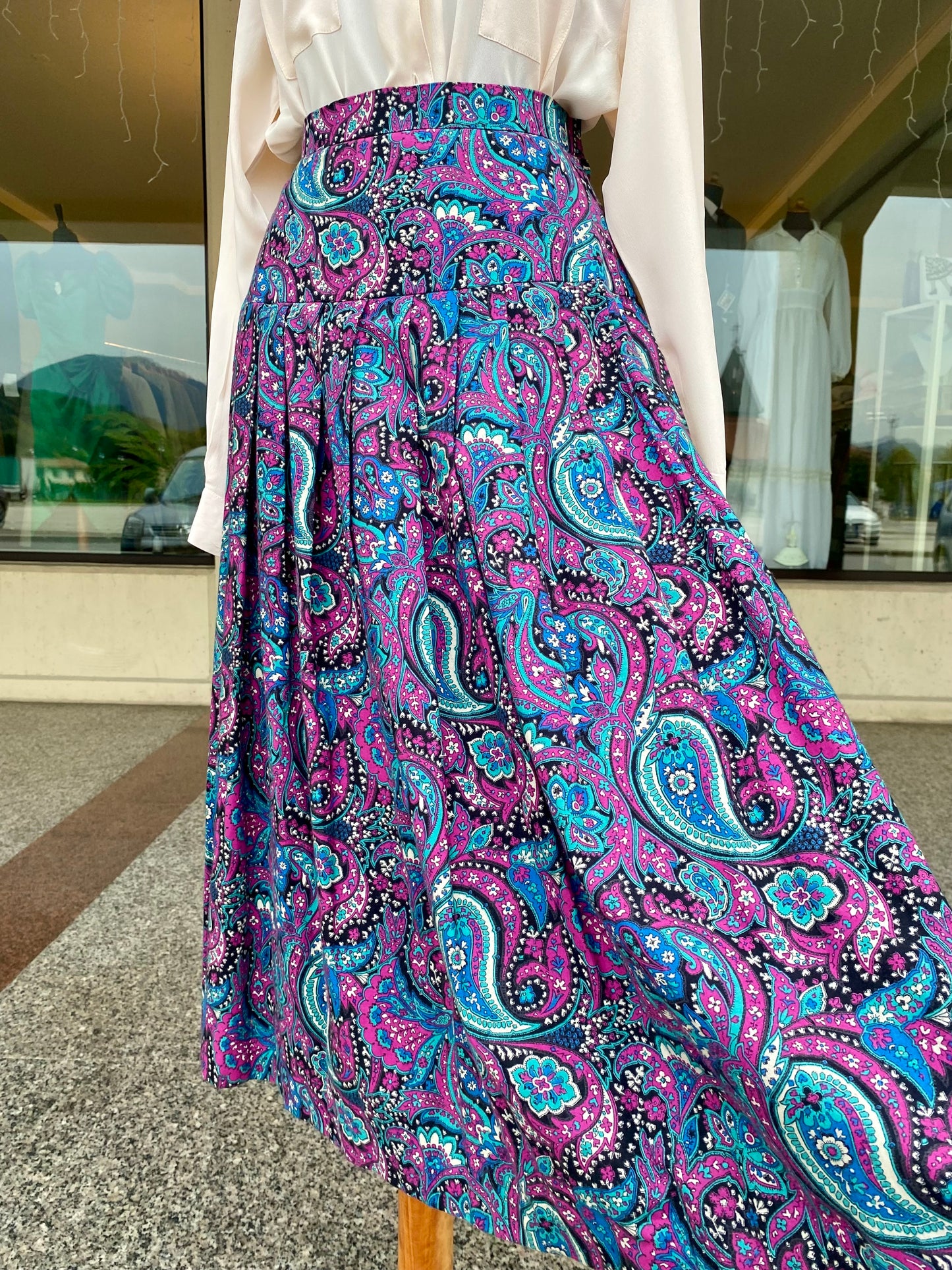 Gonna ampia con pieghe - TG. 38/40