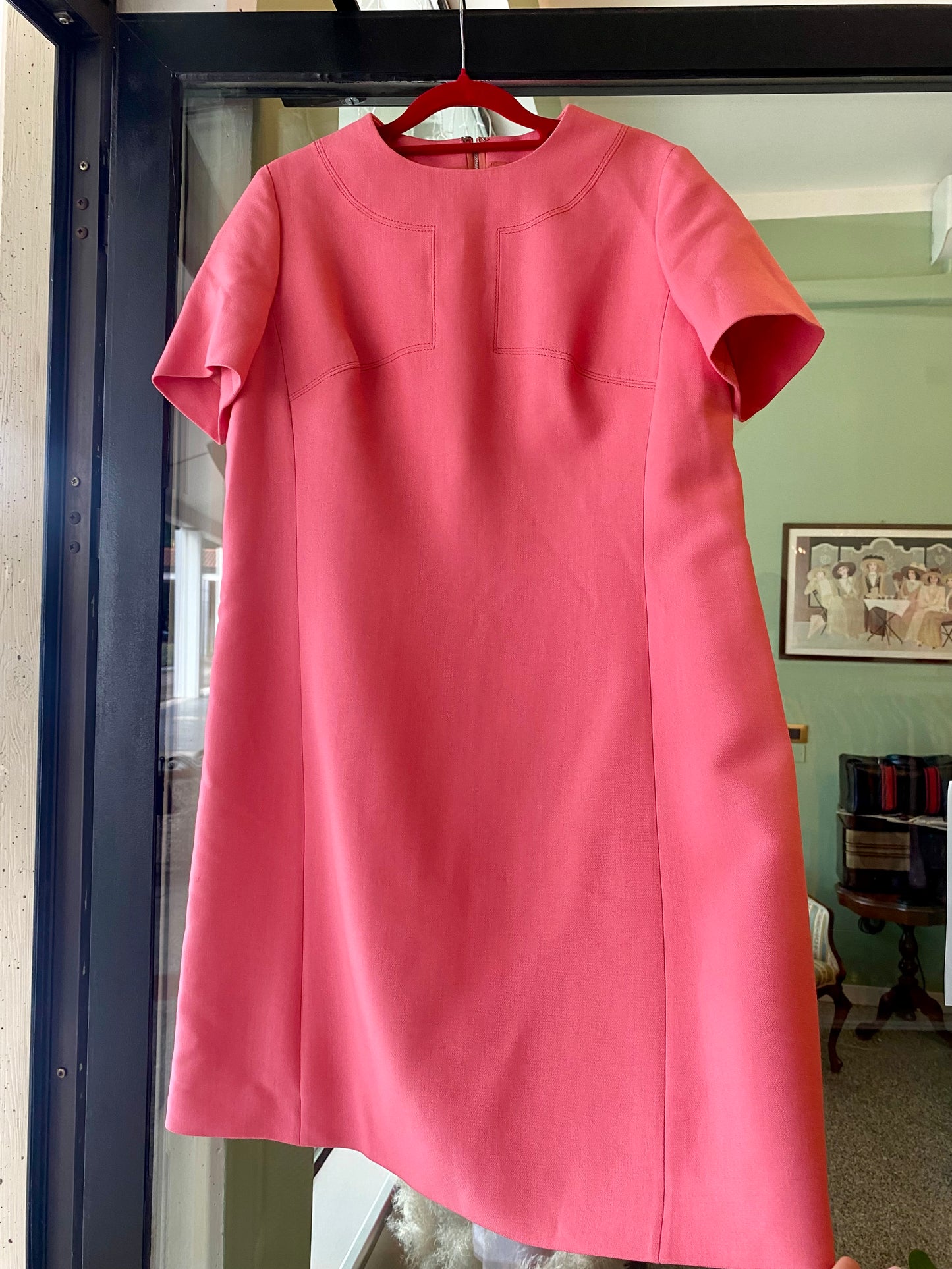 Abito anni ‘60 rosa - TG. 48 circa, guardare le misure in cm