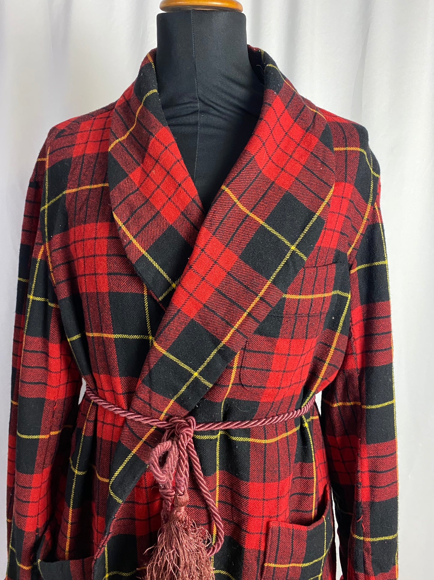 Vestaglia da camera tartan taglia M-L