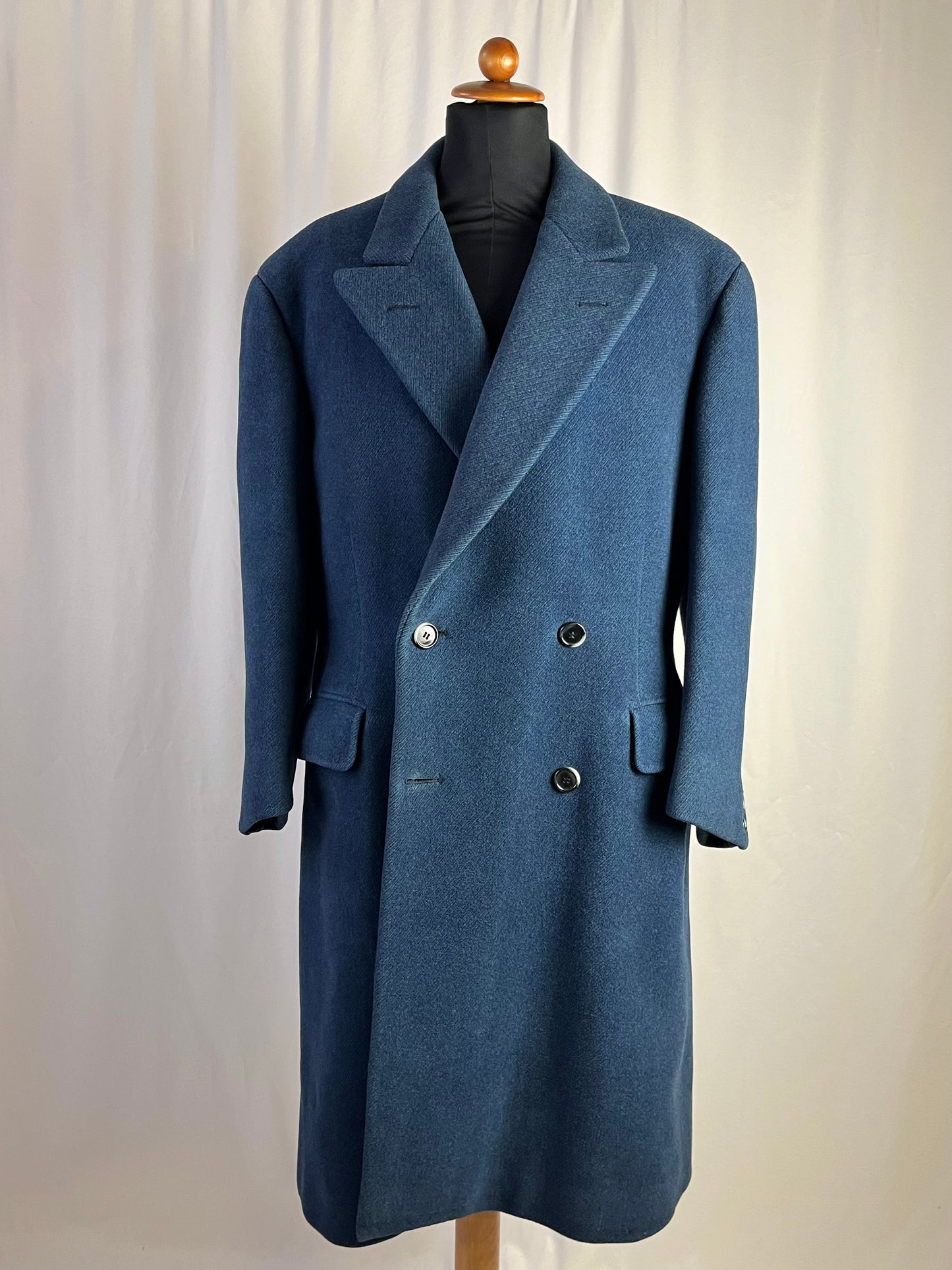 Cappotto doppiopetto anni '40 tg. 52-54