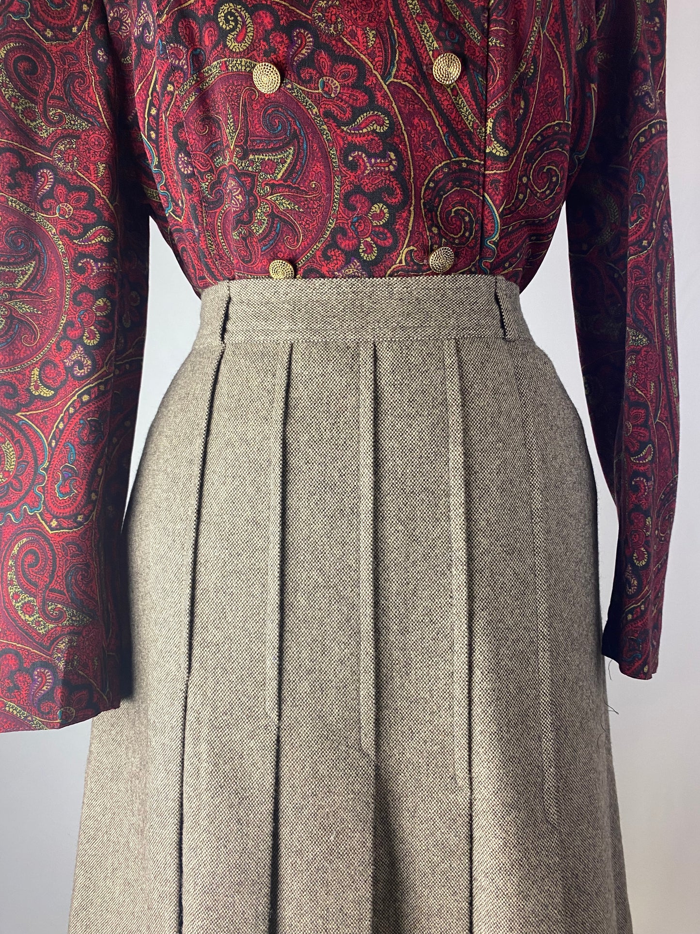 Gonna color tortora - TG. 44