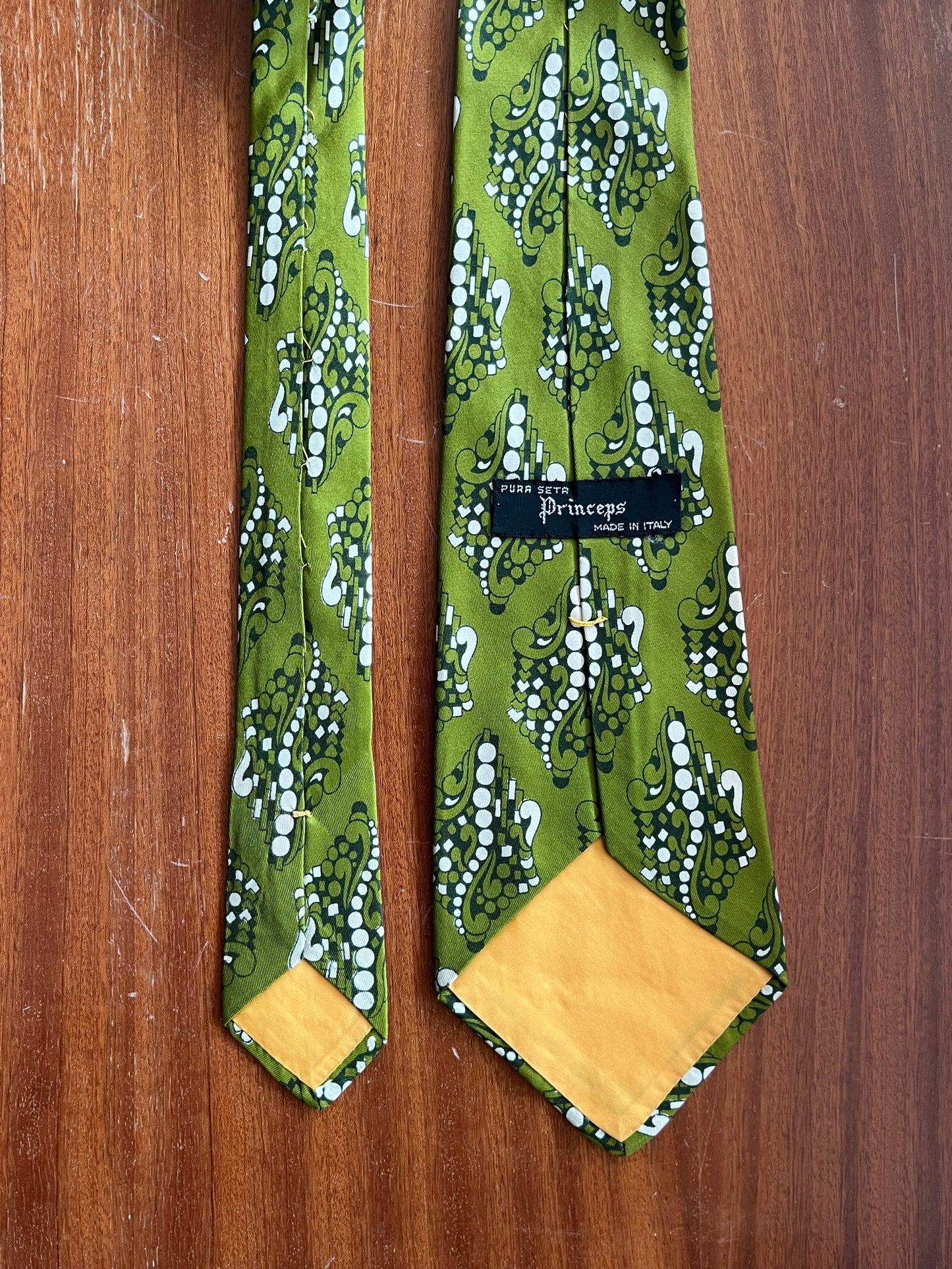 Cravatta swing anni ‘70 verde