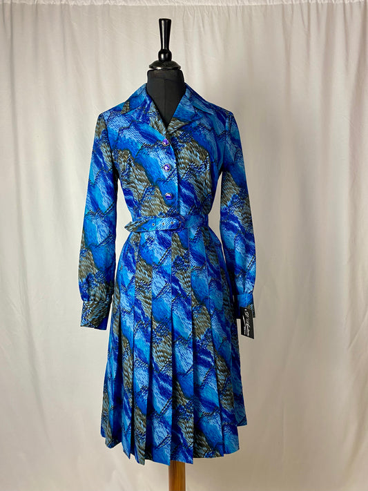 Abito anni ‘70 fantasia astratta - TG. 40/42