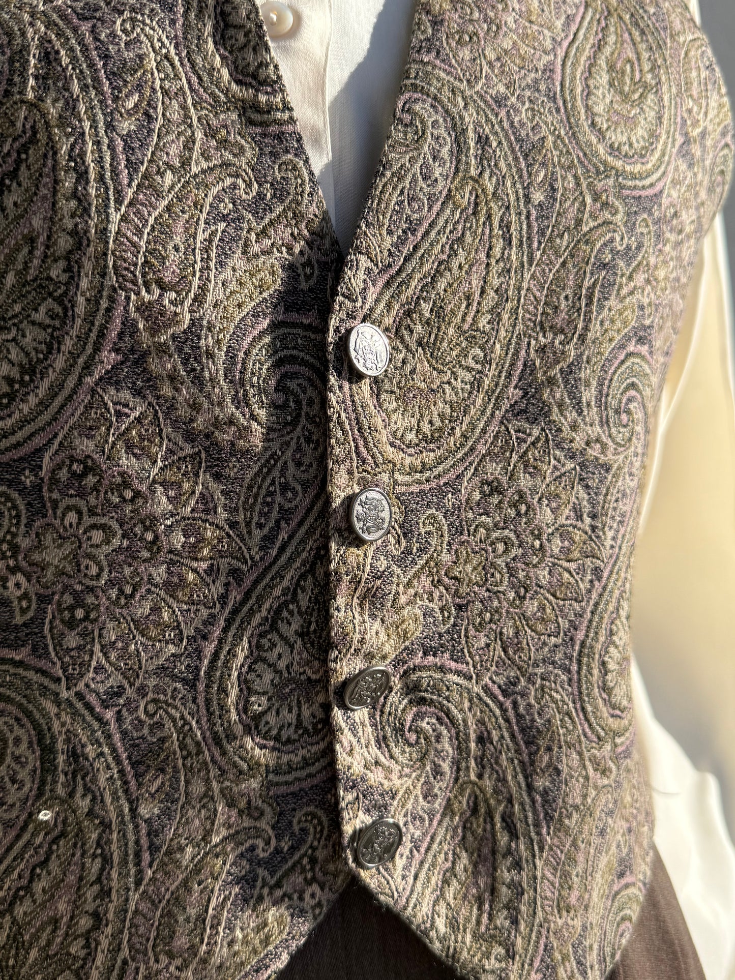 Gilet Jacquard Paisley - TG. 42/44