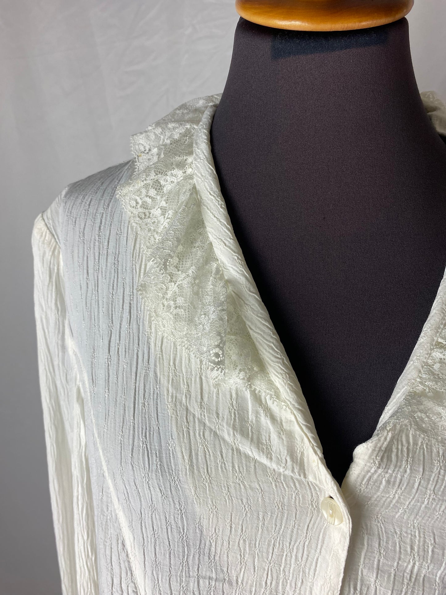 Camicia in cotone goffrato - TG. 44