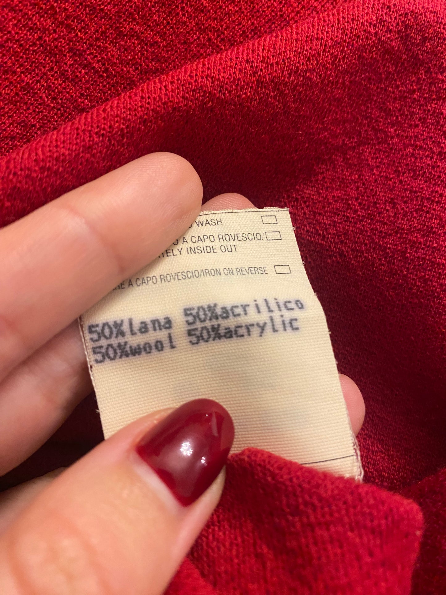 Abito bon ton rosso - TG. 40/42