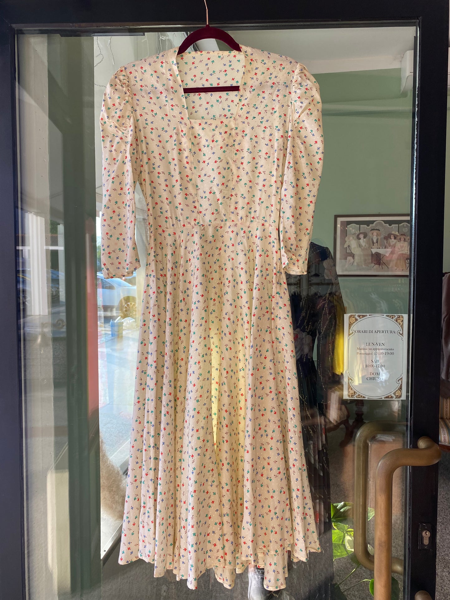 Abito anni ‘50 con ombrellini ☂️- TG. 38 (XS)