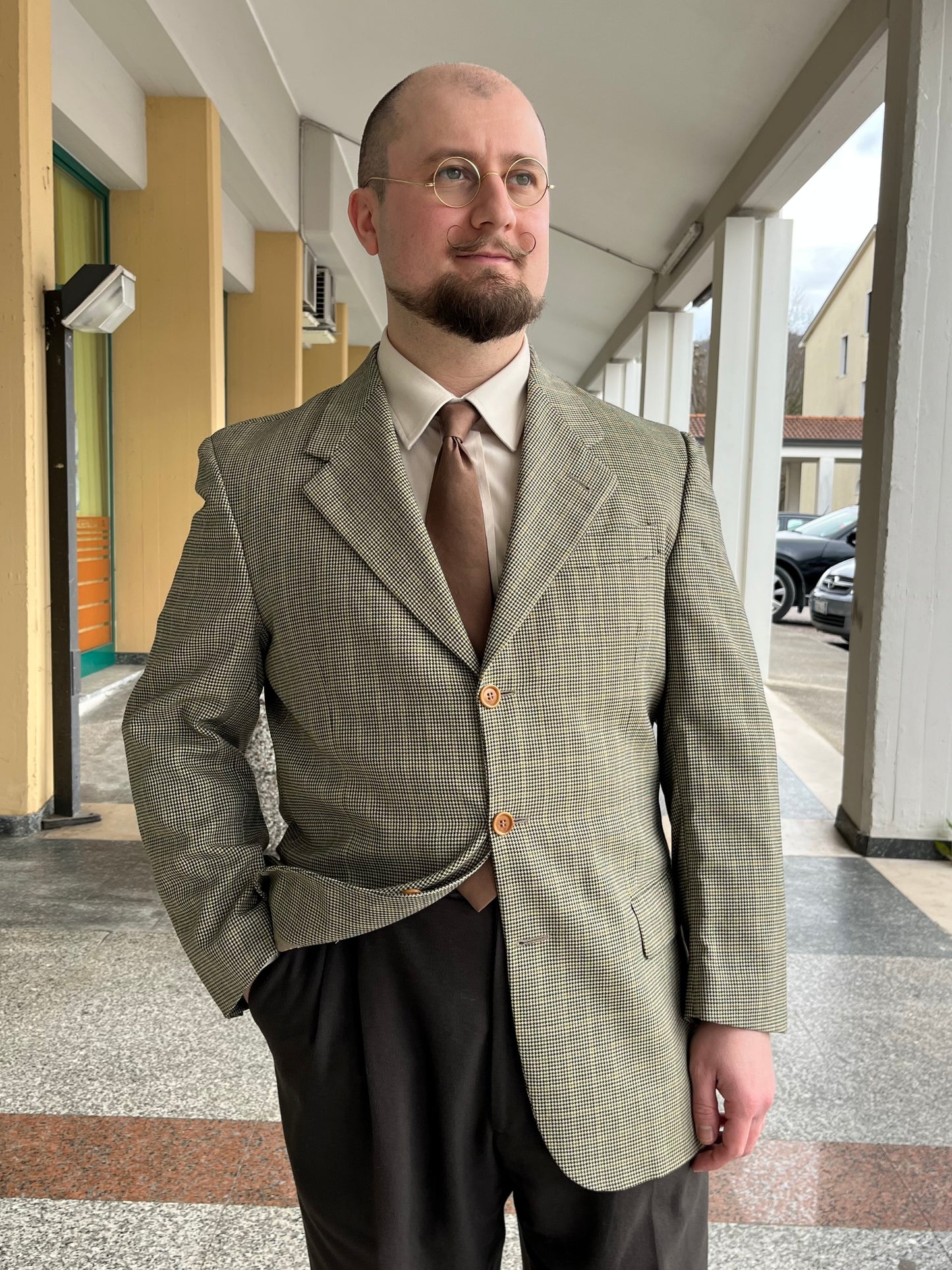 Giacca anni '80 in fresco di lana tg. 50-52