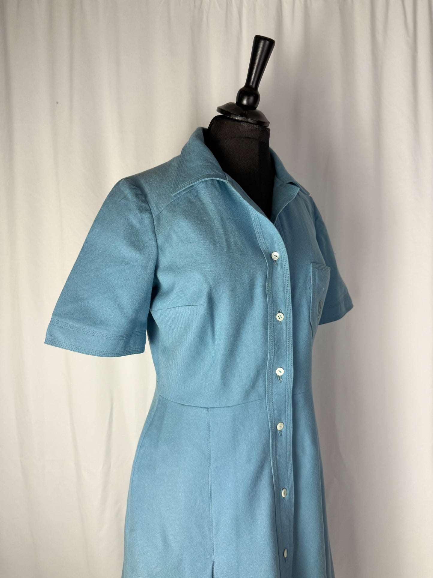 Chemisier azzurro in lana anni ‘60 - TG. 40/42