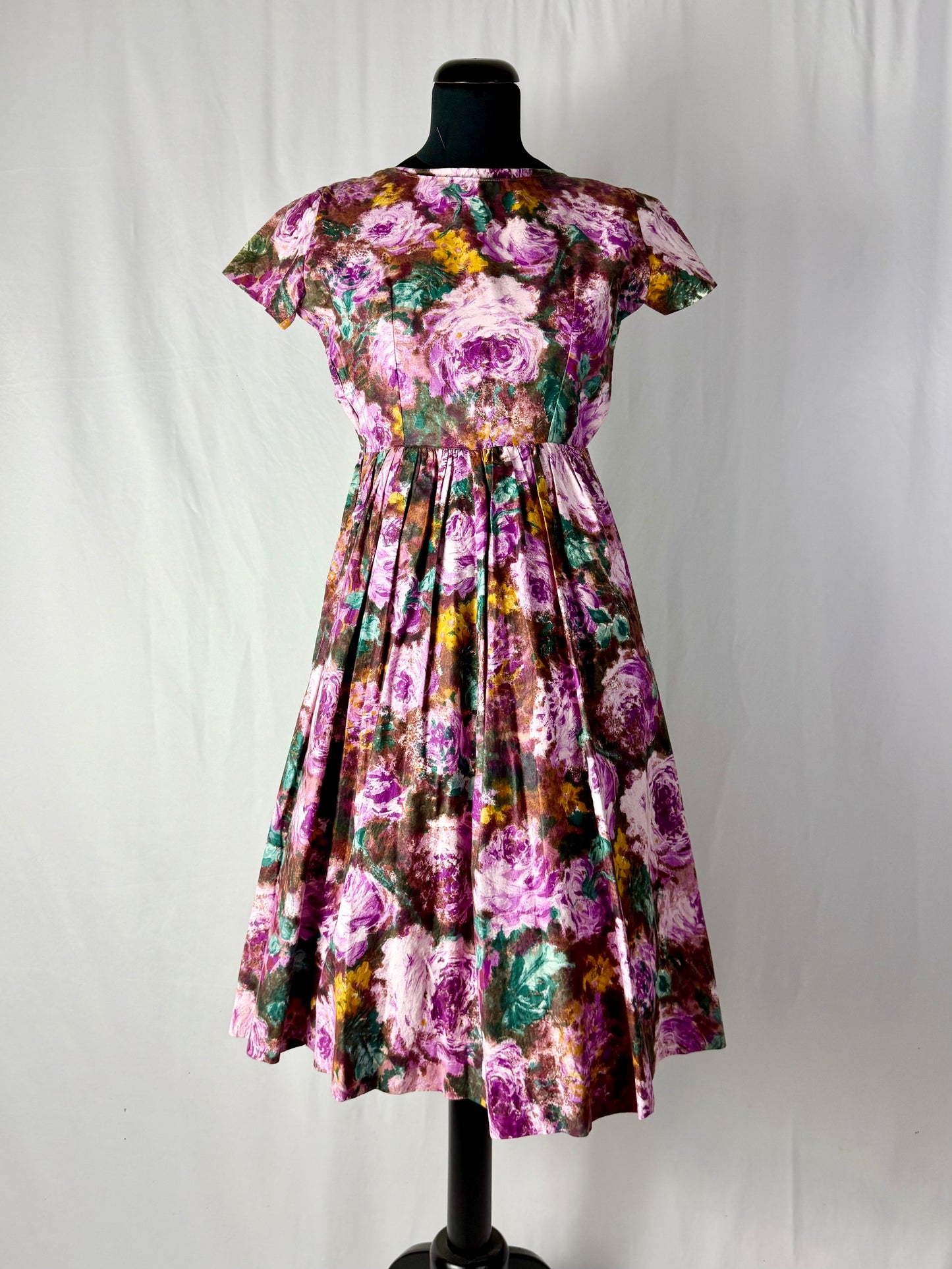 Abito anni ‘50 “Bouquet di Velluto” – TG. 36