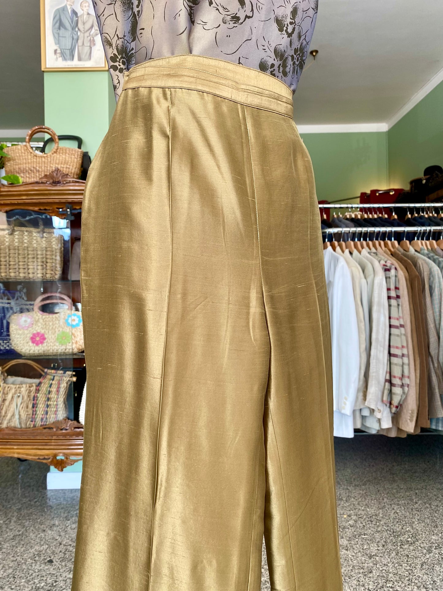 Completo blusa + pantalone in seta - TG. 40
