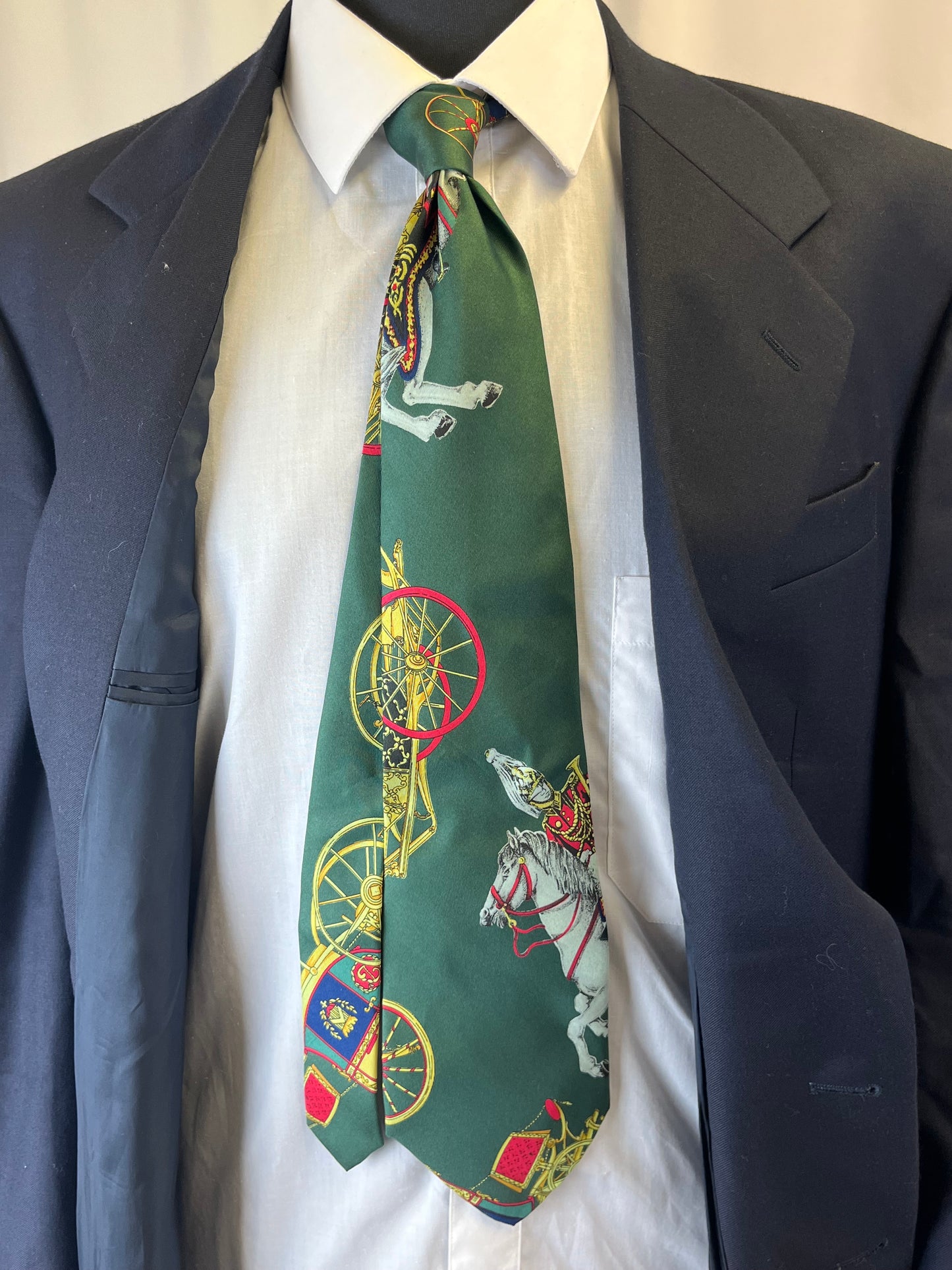 Cravatta anni ‘80 equestre