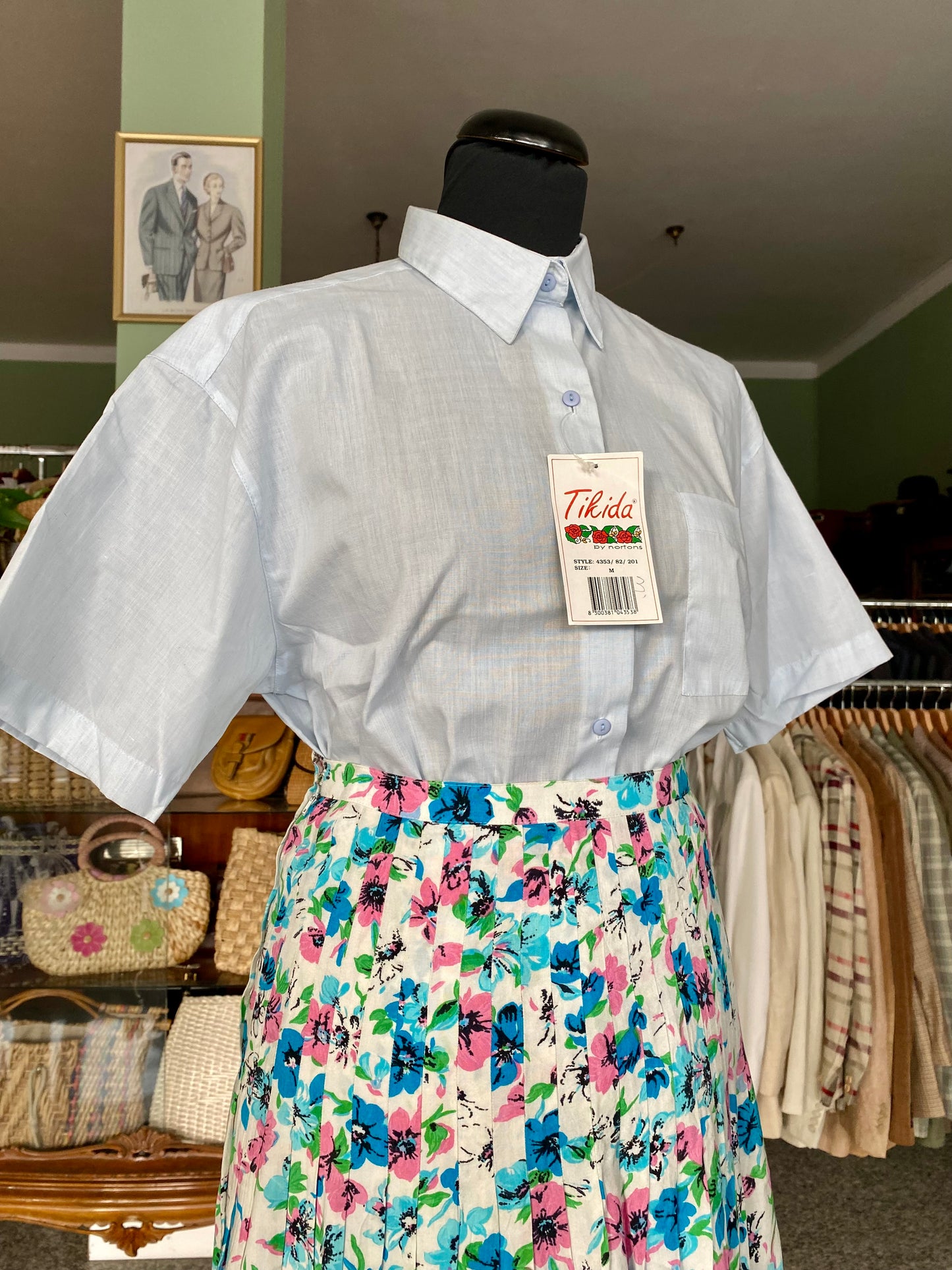 Camicia in cotone nuova fondo di magazzino- TG. 44 circa