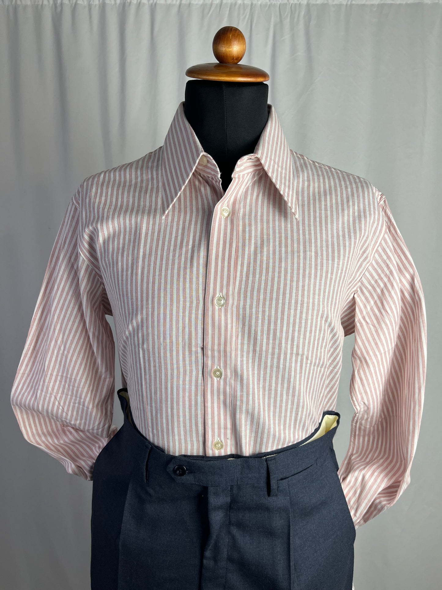 Camicia anni ‘70 a righe tg. S-M