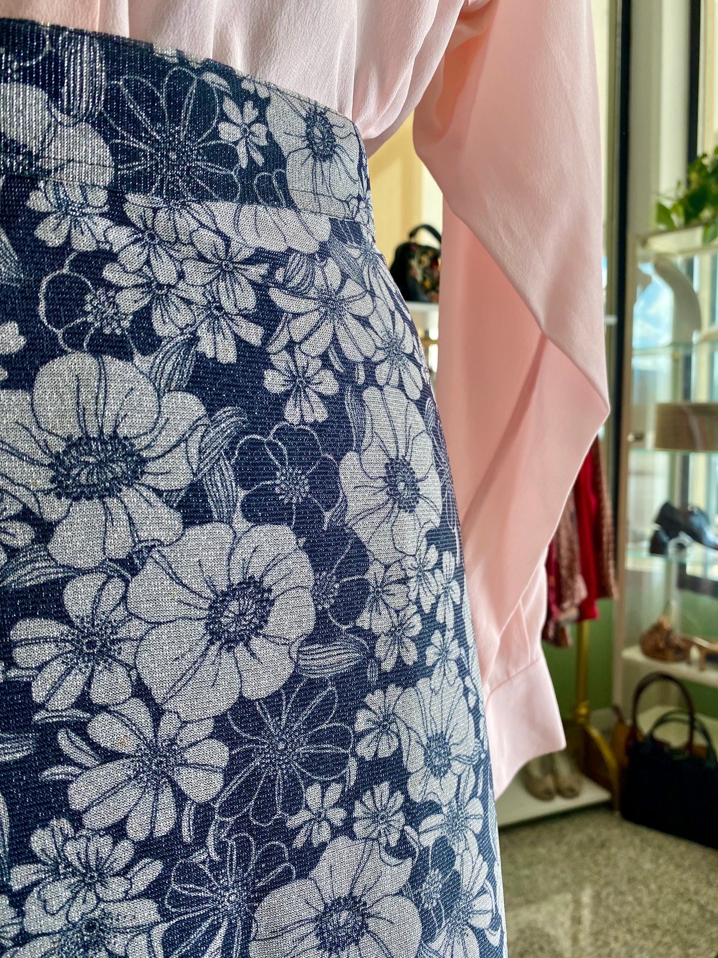 Maxi gonna argento - TG. 44