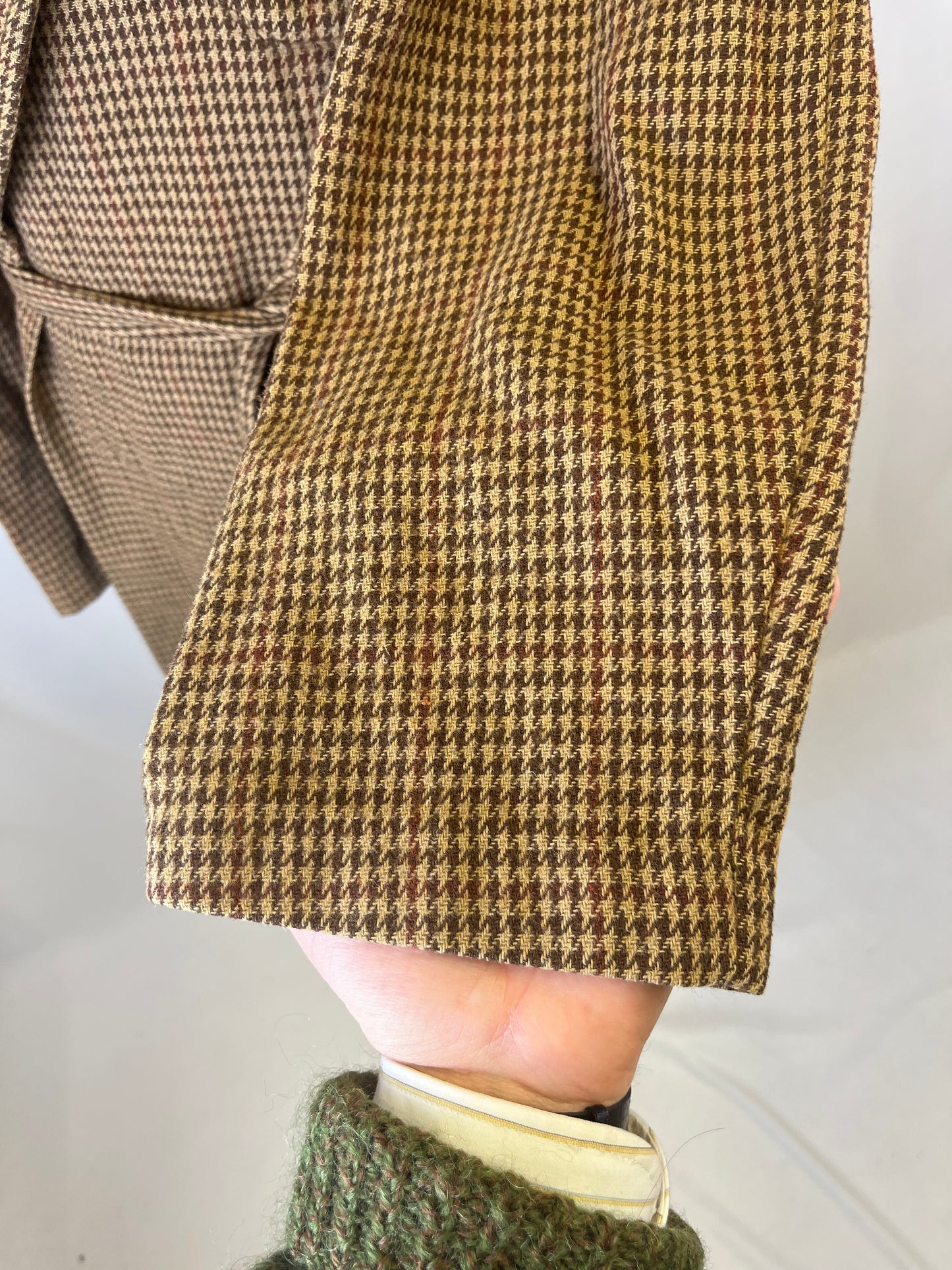 Vestaglia da camera pied-de-poule L-XL