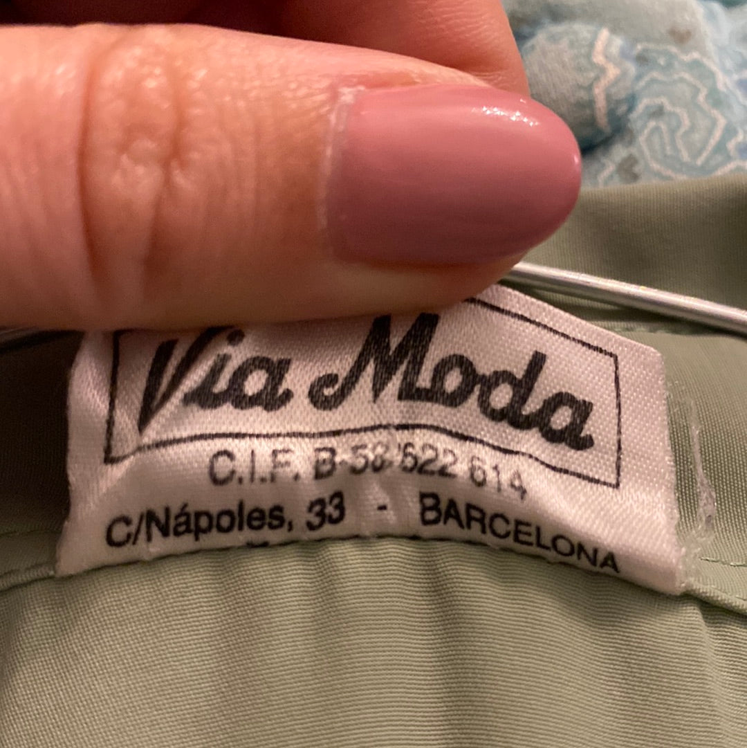 Camicia verde pastello - TG. 46/48/50/52