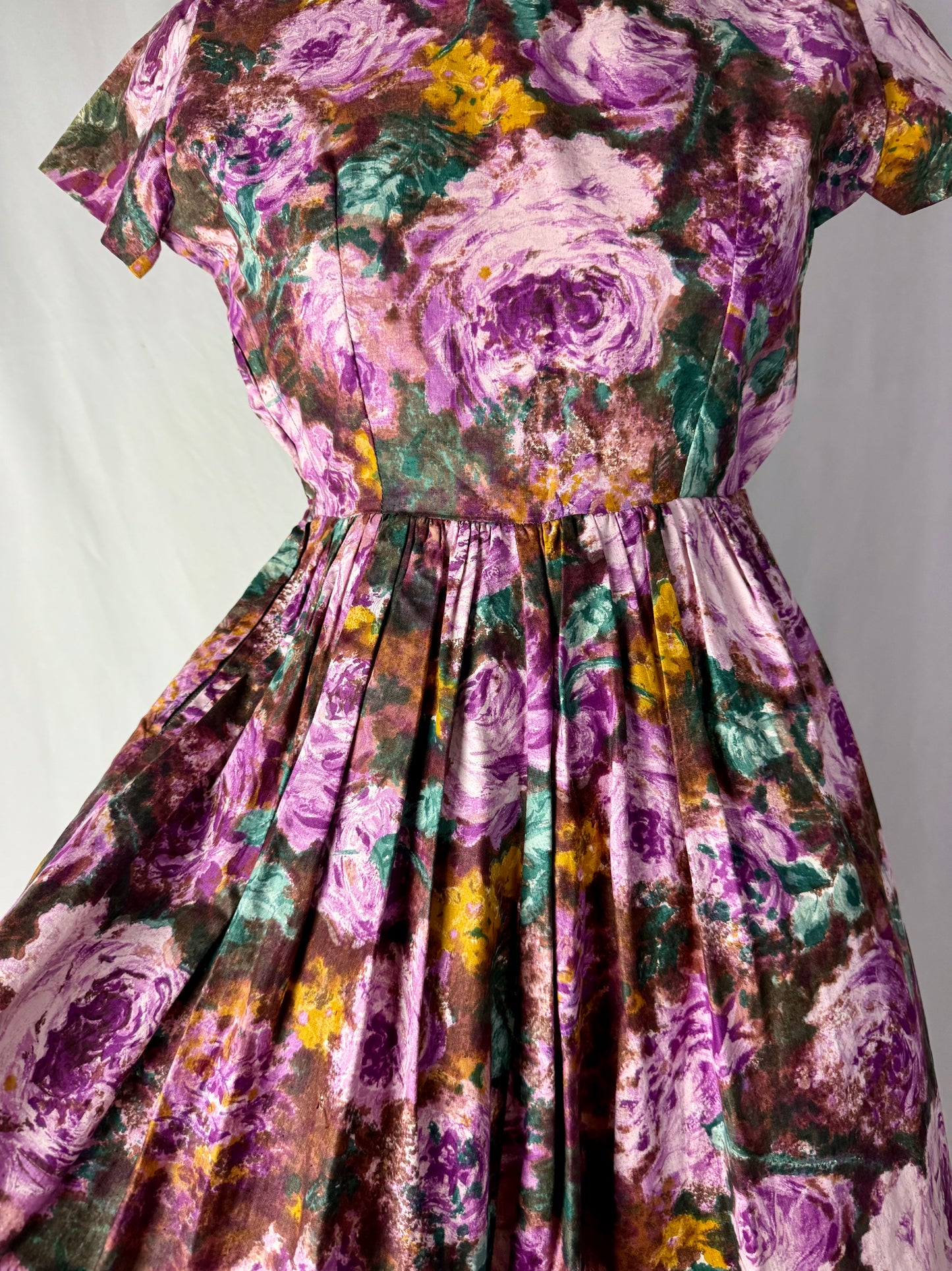 Abito anni ‘50 “Bouquet di Velluto” – TG. 36