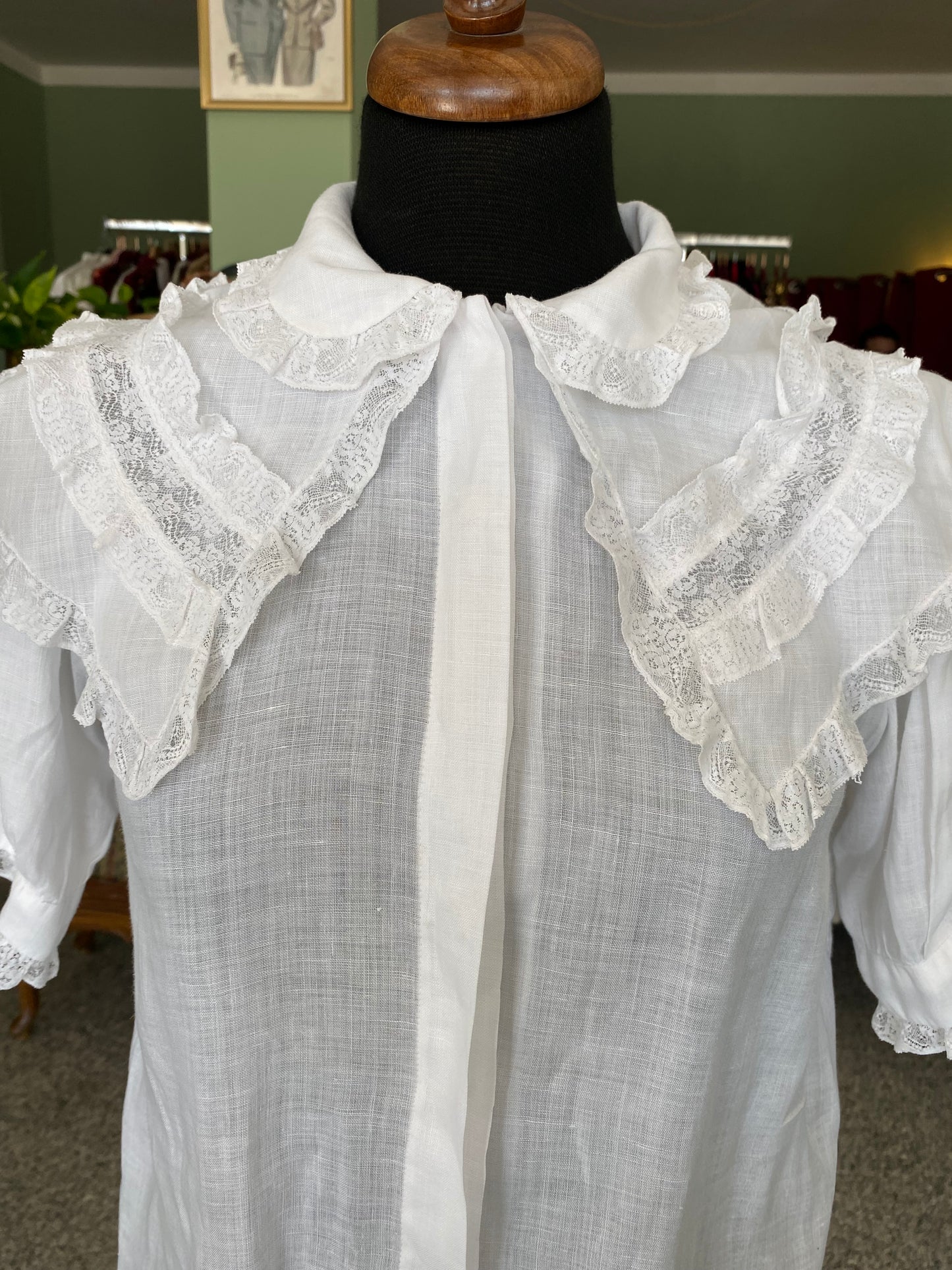 Camicia in garza di cotone anni ‘40 - TG. 38/40