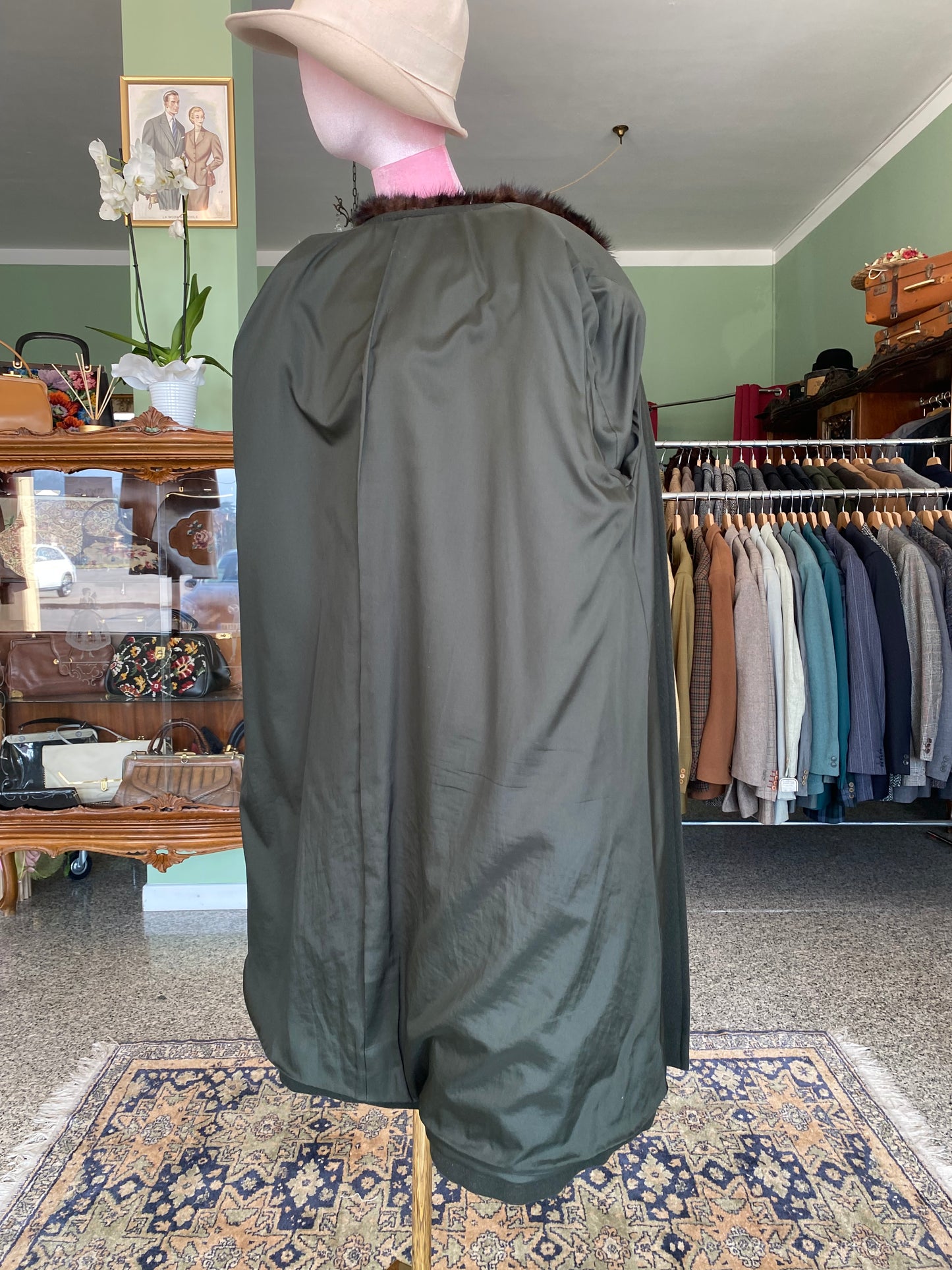 Cappotto verde oliva