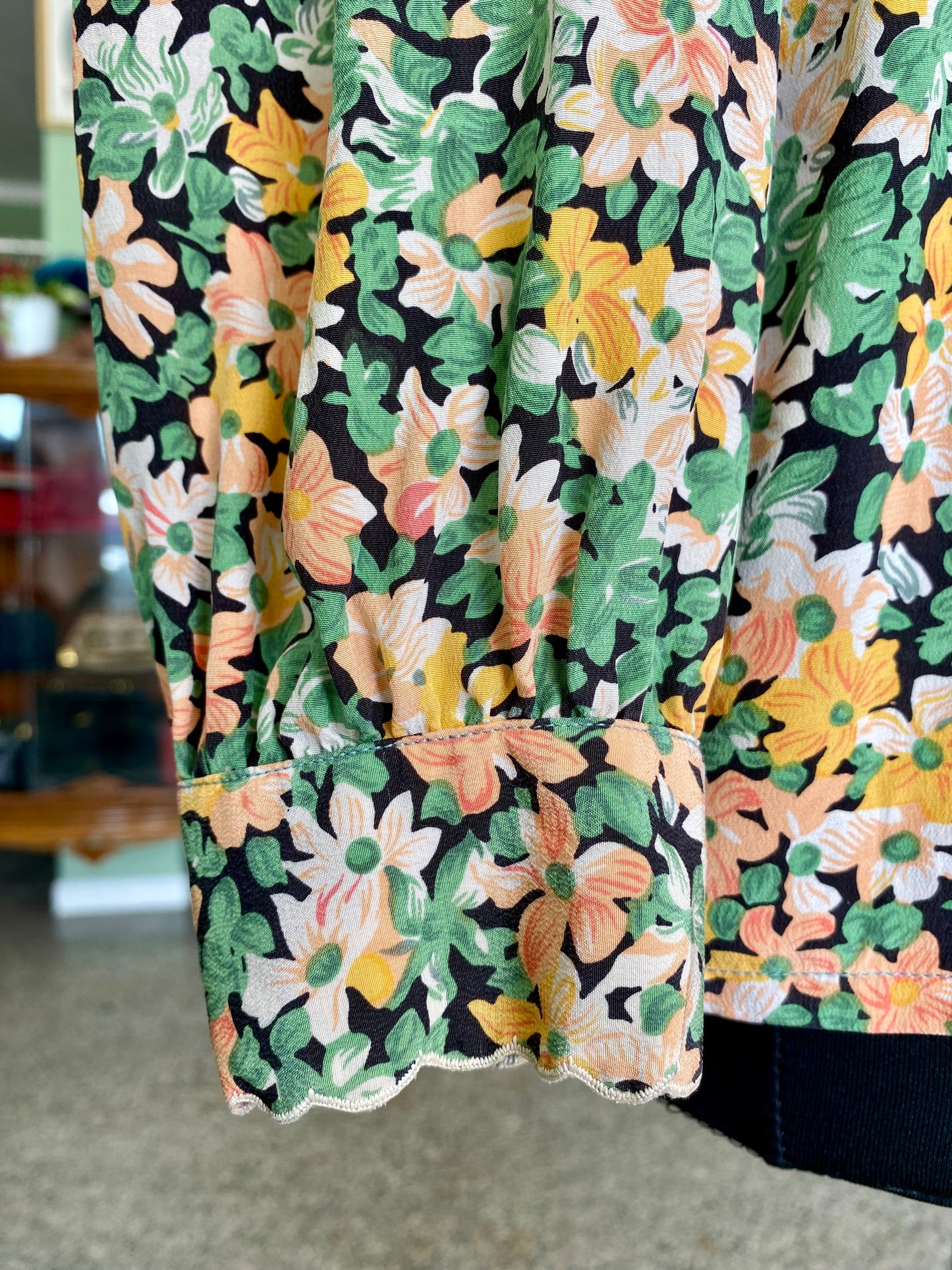 Camicia in seta fantasia floreale - TG. 48