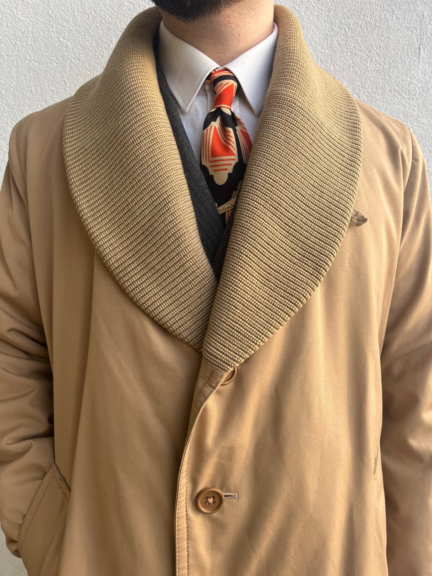 Trench anni ‘70 imbottito tg. 54-56