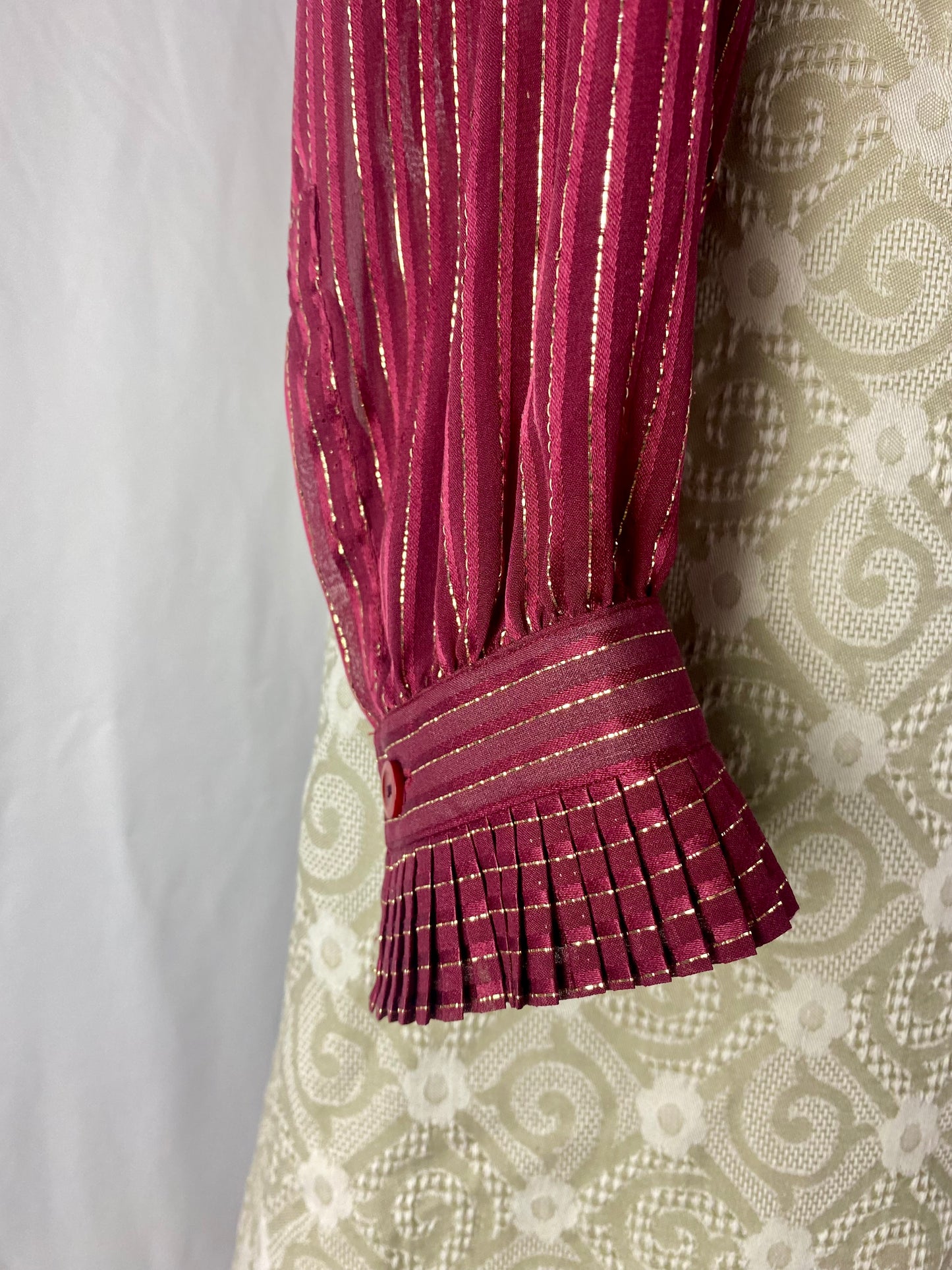 Camicia in seta bordeaux - TG. 40/42
