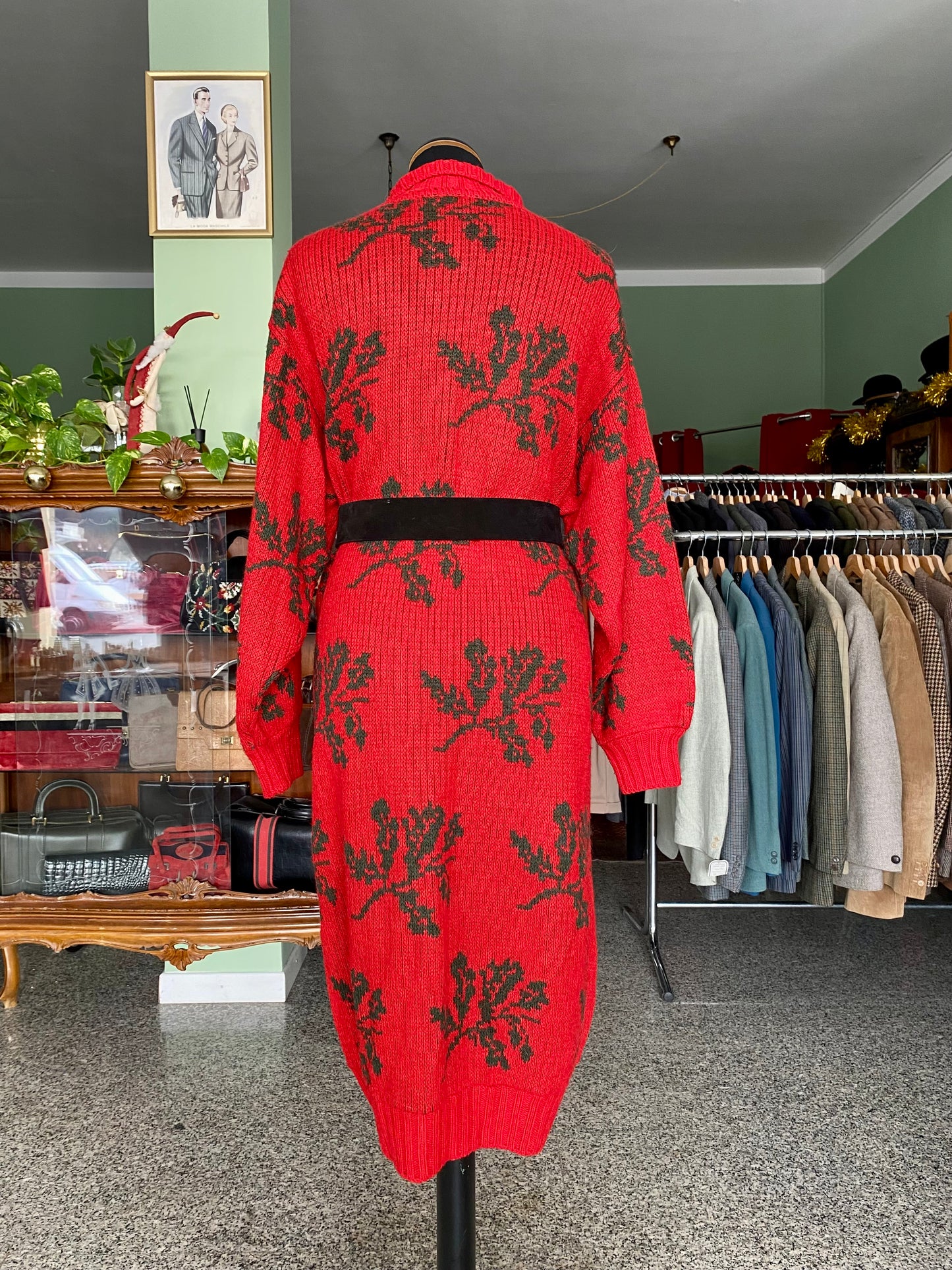 Abito in lana con aghifogli - TG. 42/44/46