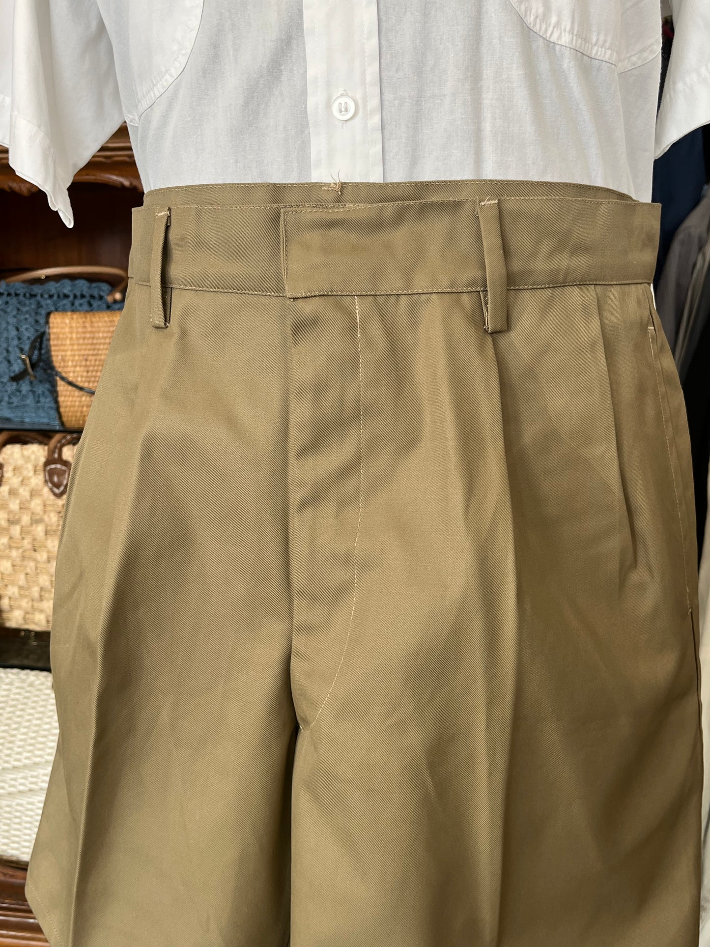 Calzoncini militari in cotone tg. 50 NOS