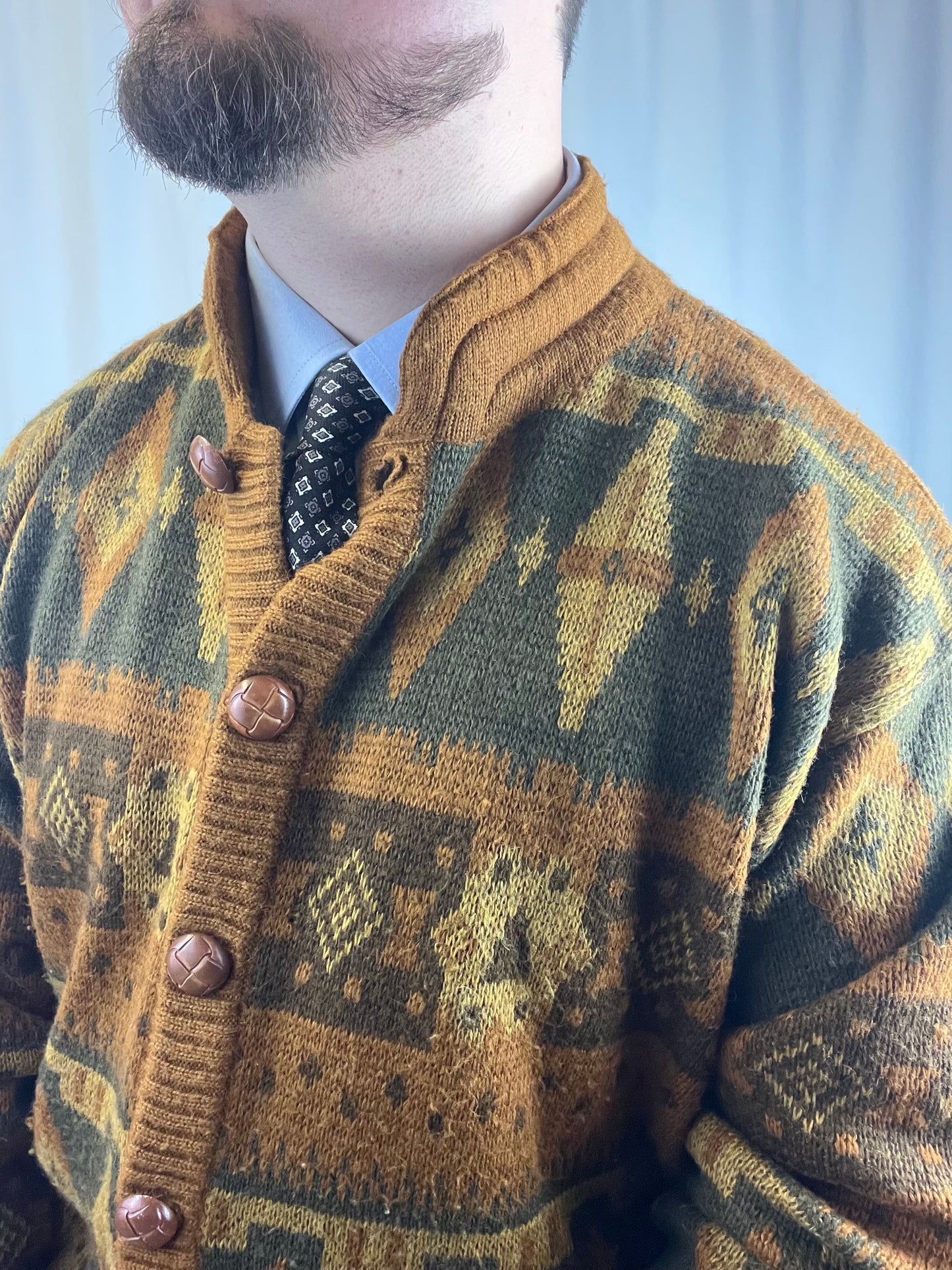 Cardigan anni '80 tg. XL-XXL