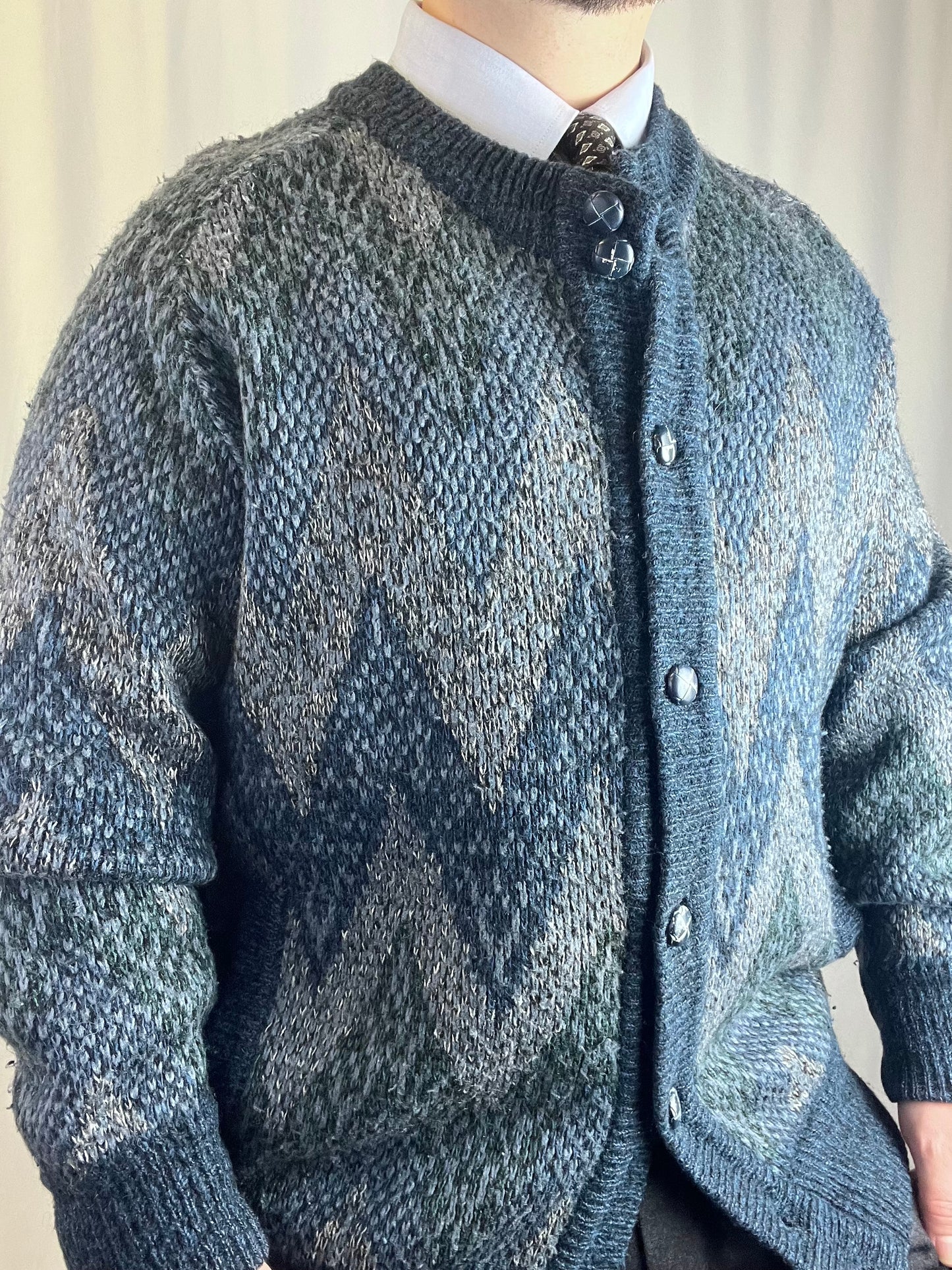 Cardigan anni '80 tg. XL-XXL