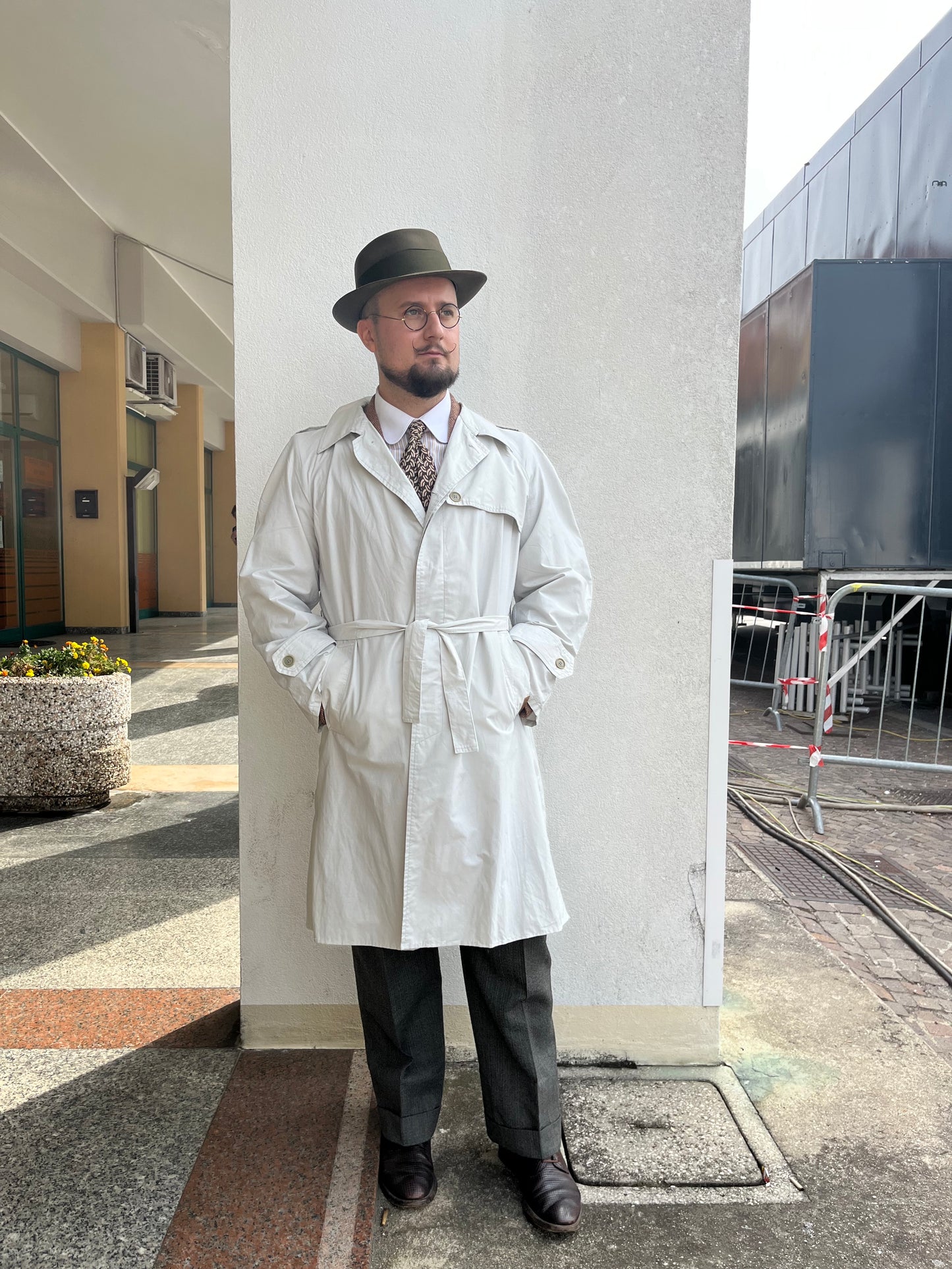 Trench anni ‘80 ghiaccio