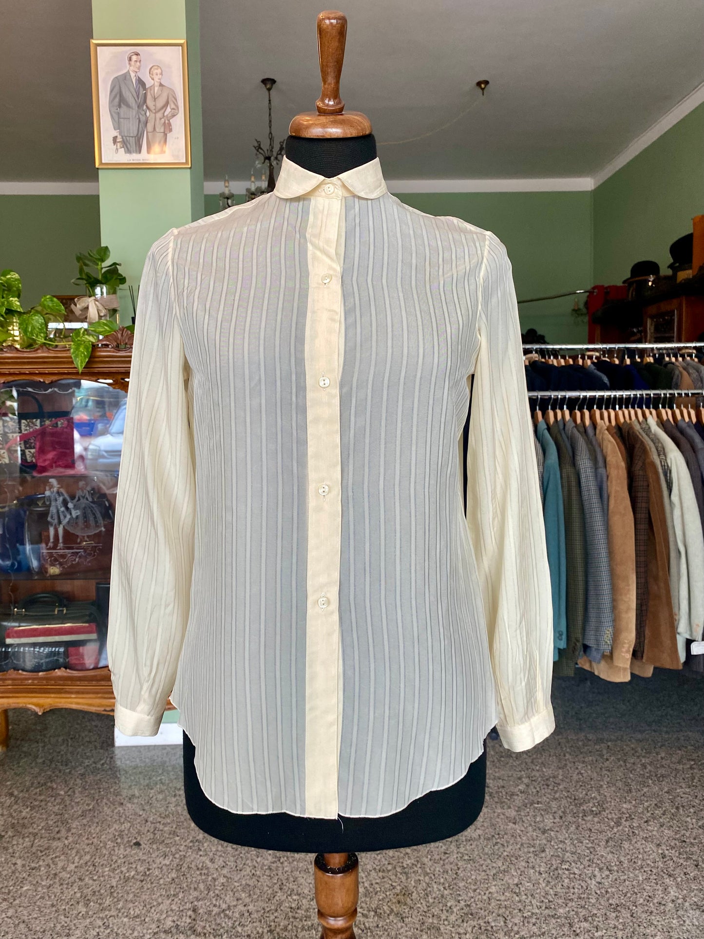 Camicia color giallo pastello - TG. 40/42