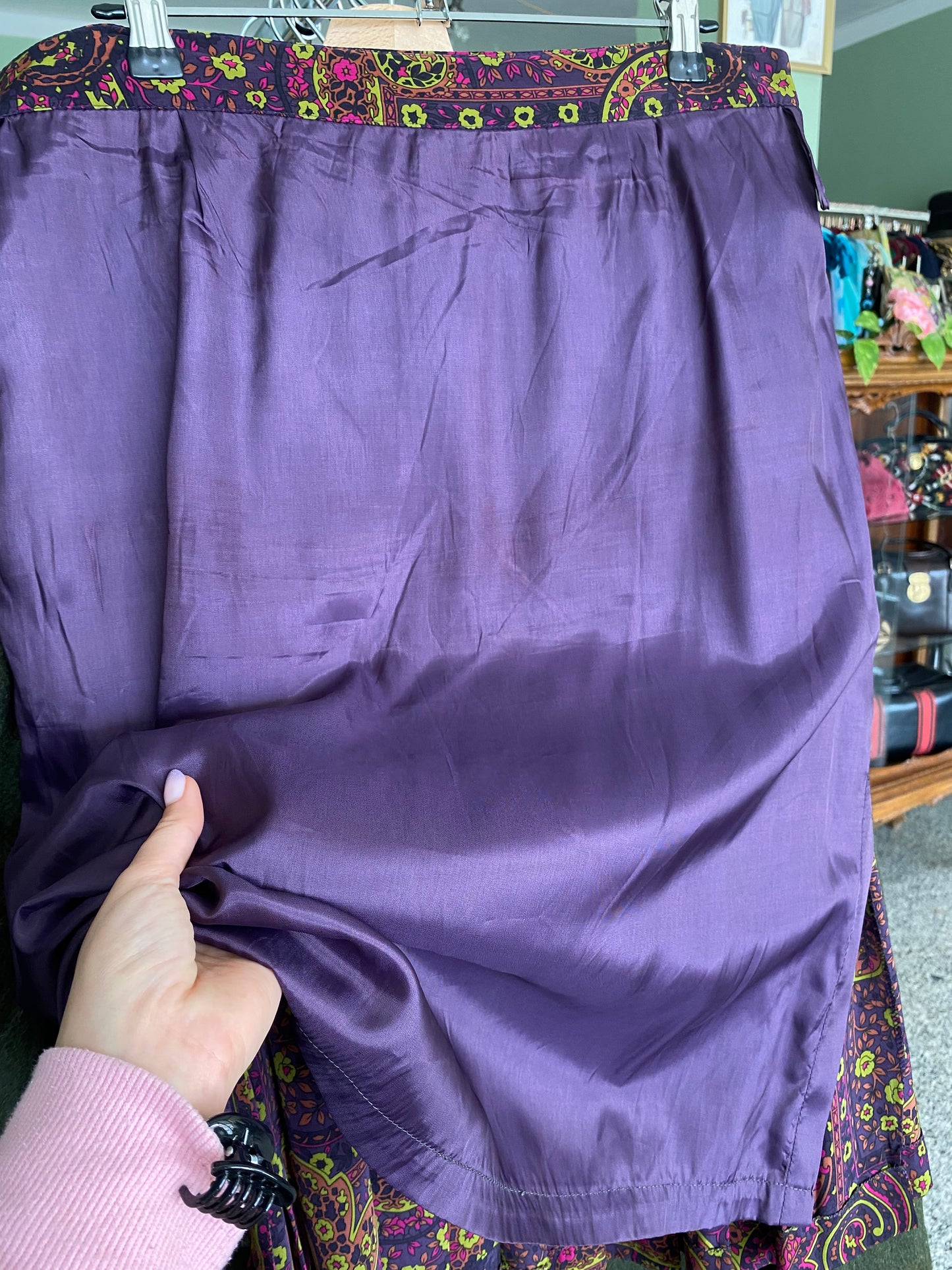 Gonna in seta plissettata - TG. 46